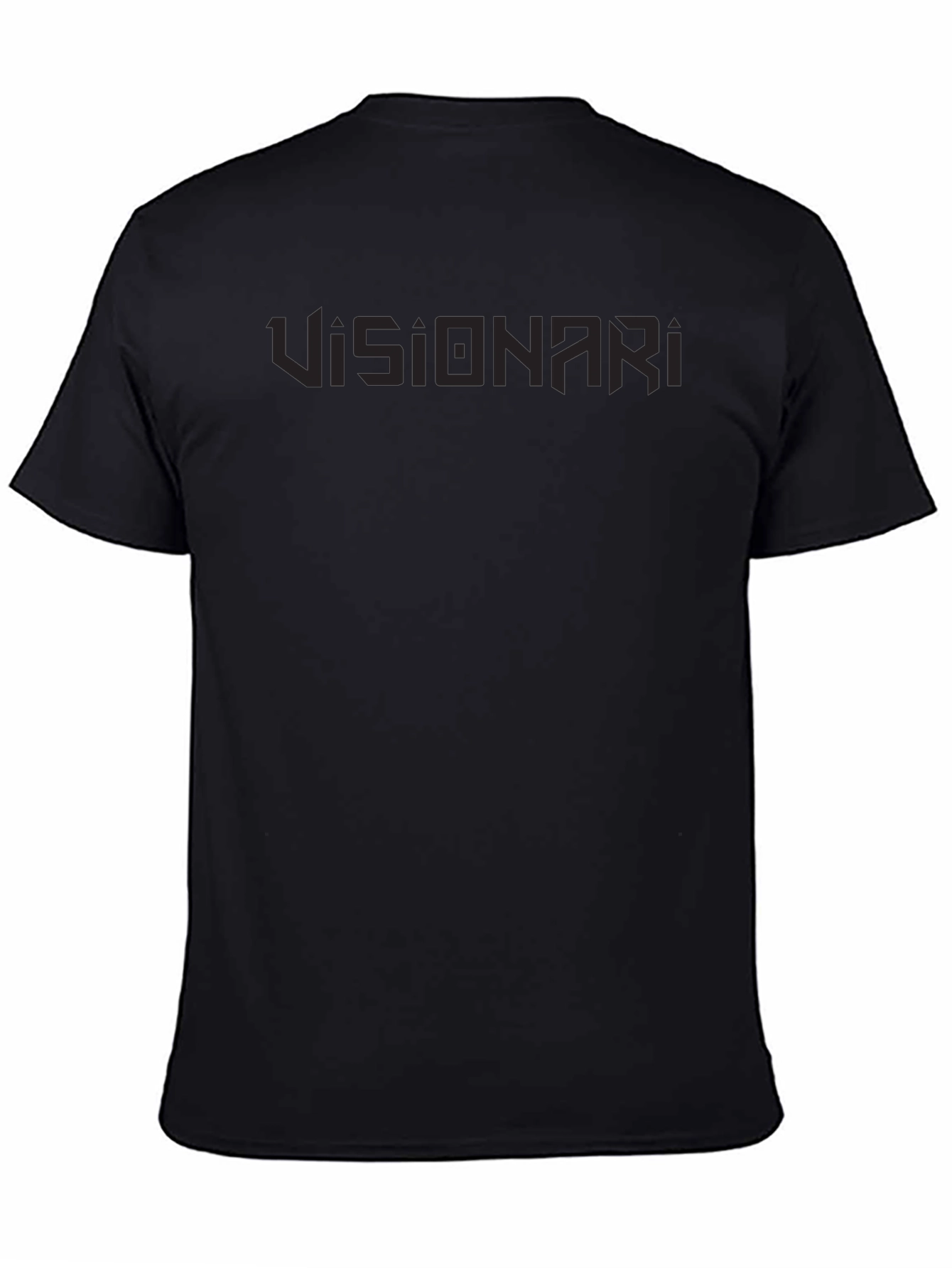 Visionari Black Graphic Print T-Shirt