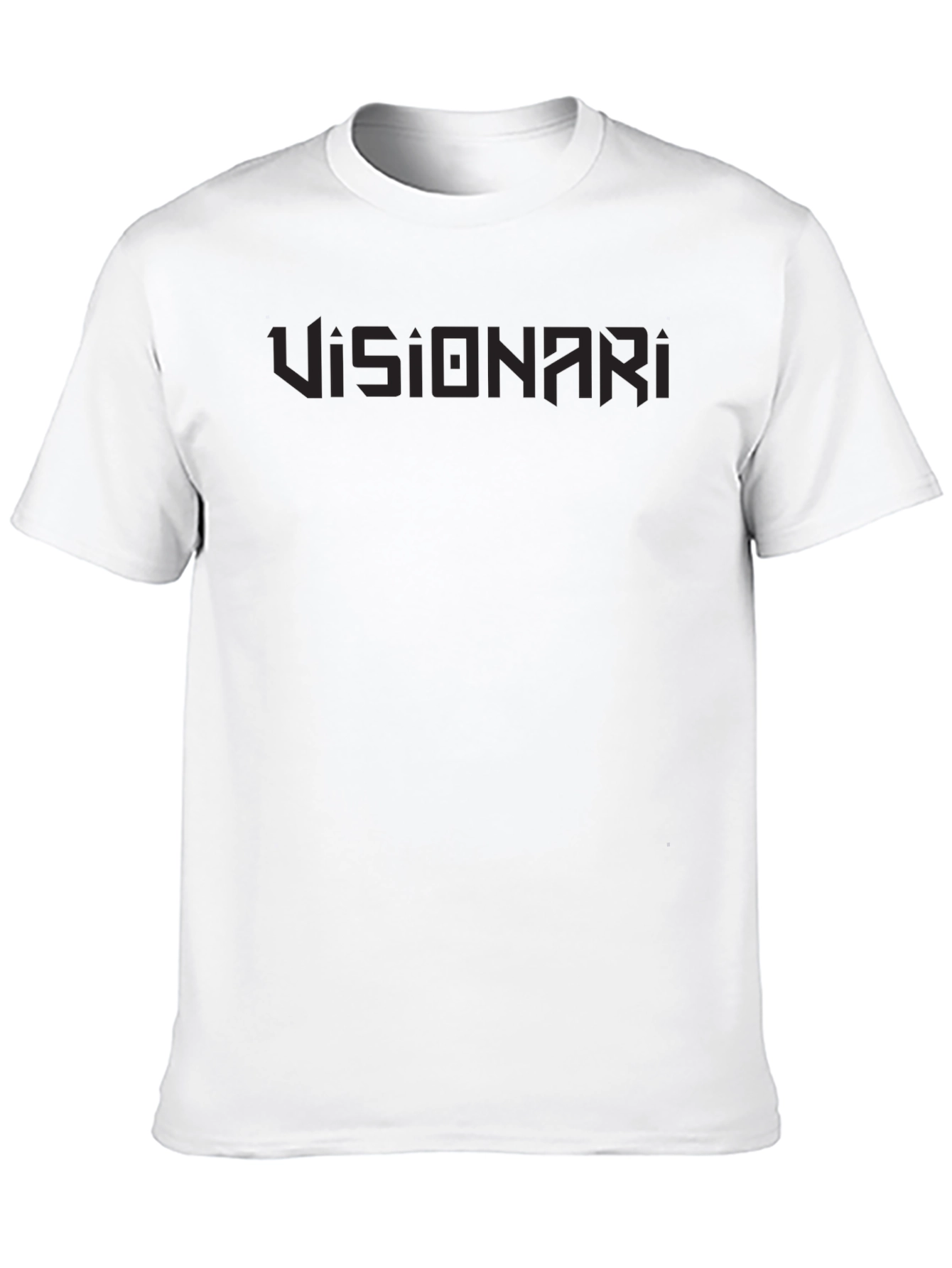 Visionari Black Graphic Print T-Shirt