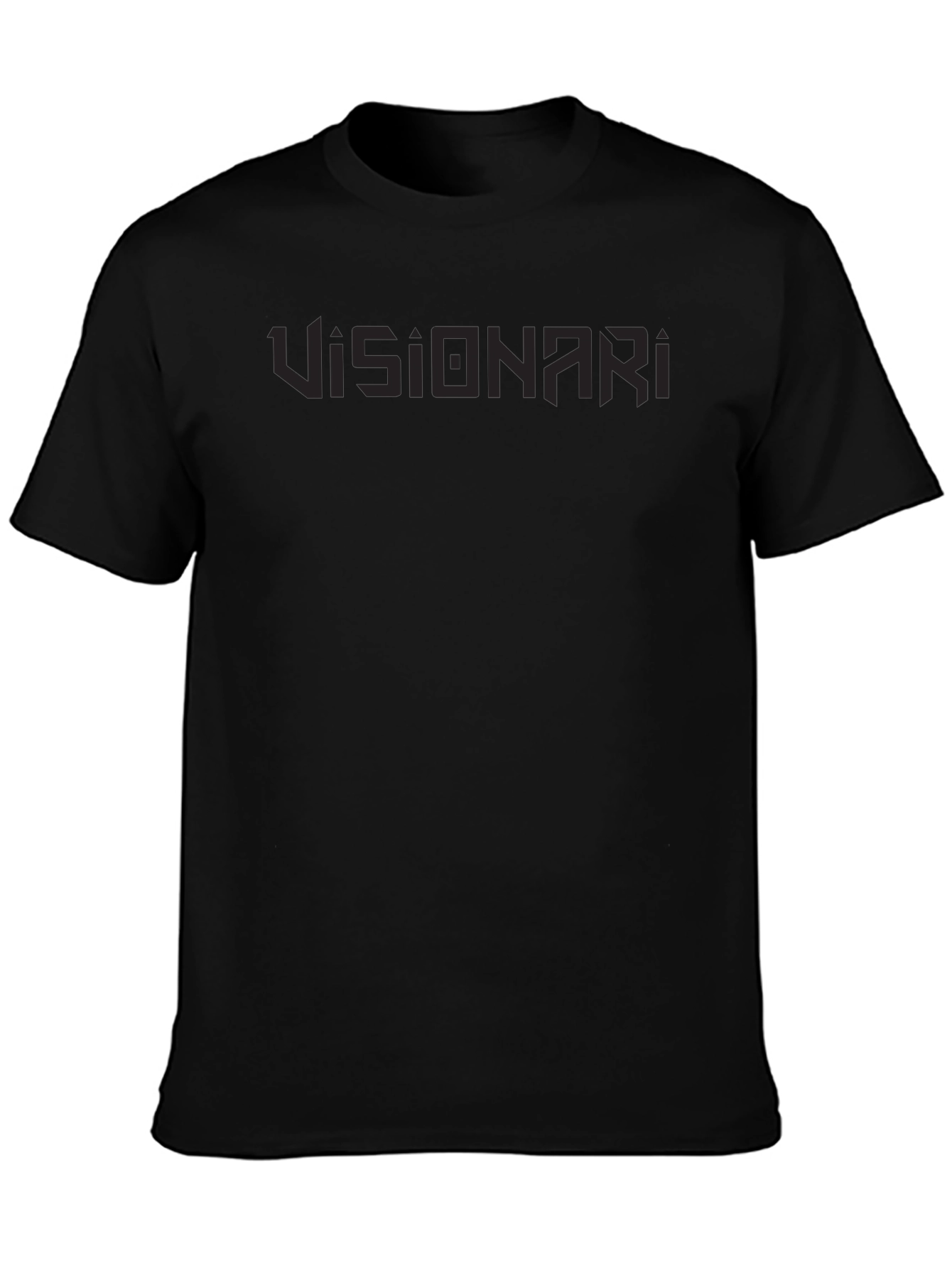 Visionari Black Graphic Print T-Shirt