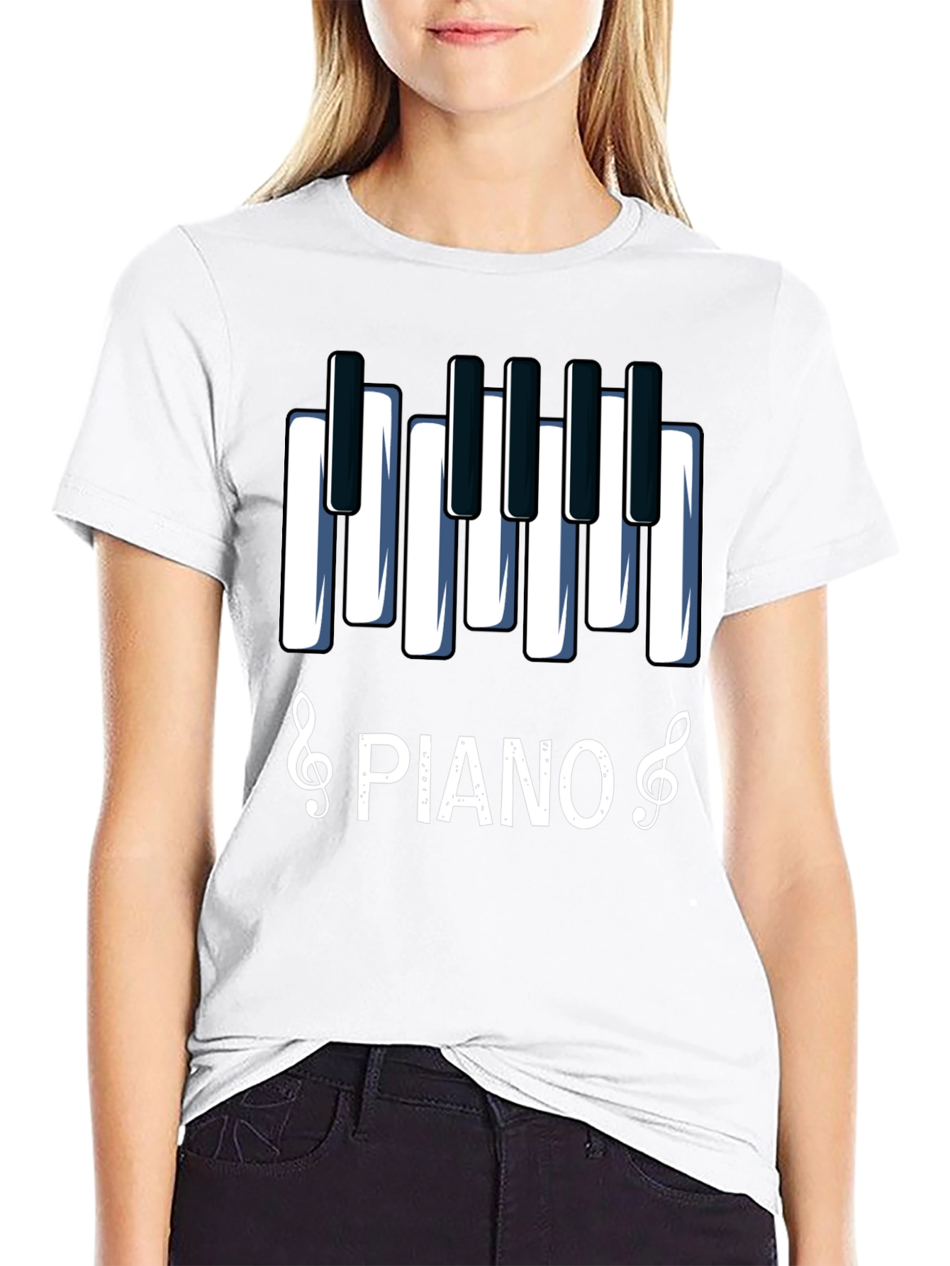 Piano Keys Music Lover T-Shirt