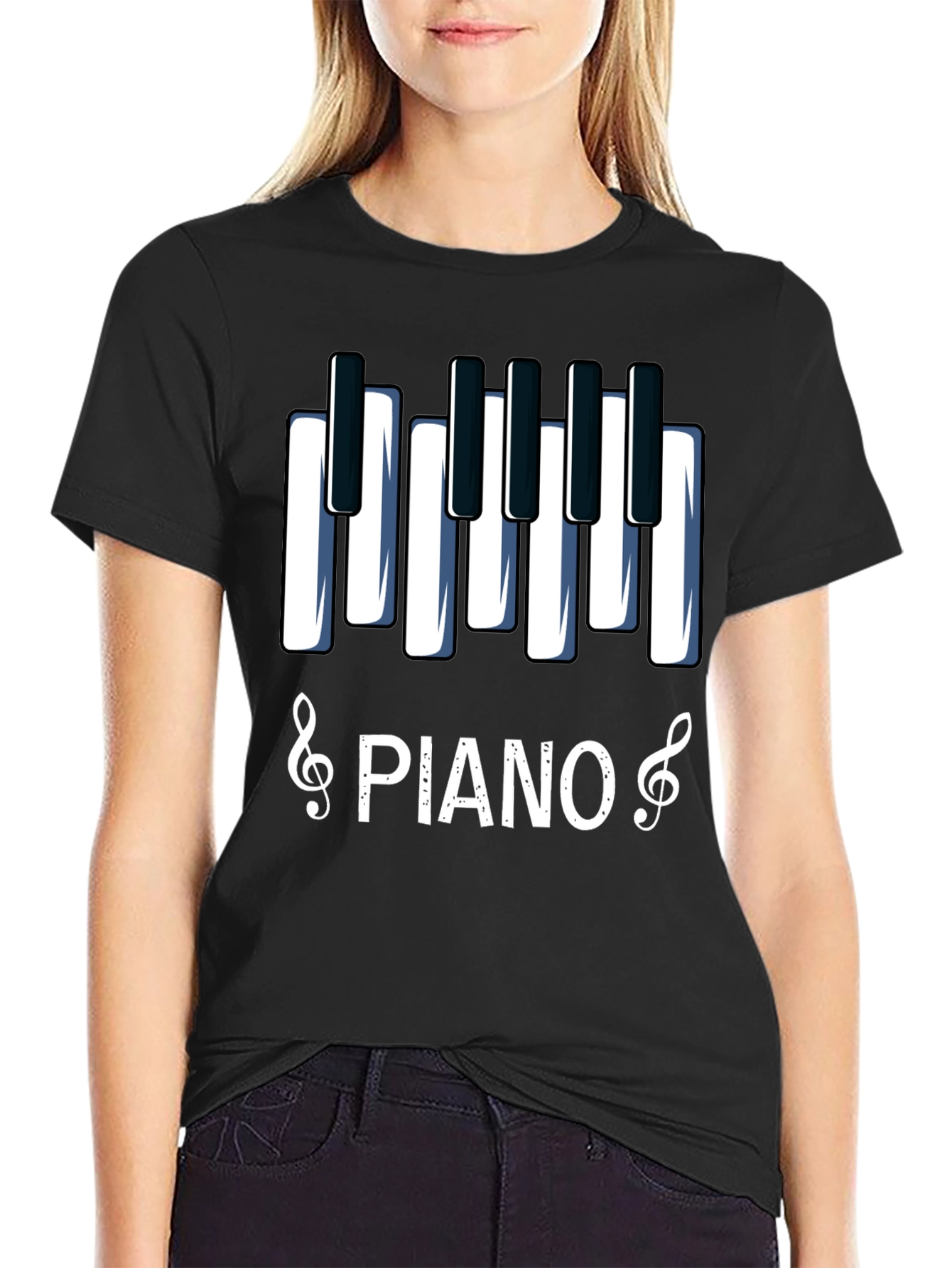 Piano Keys Music Lover T-Shirt