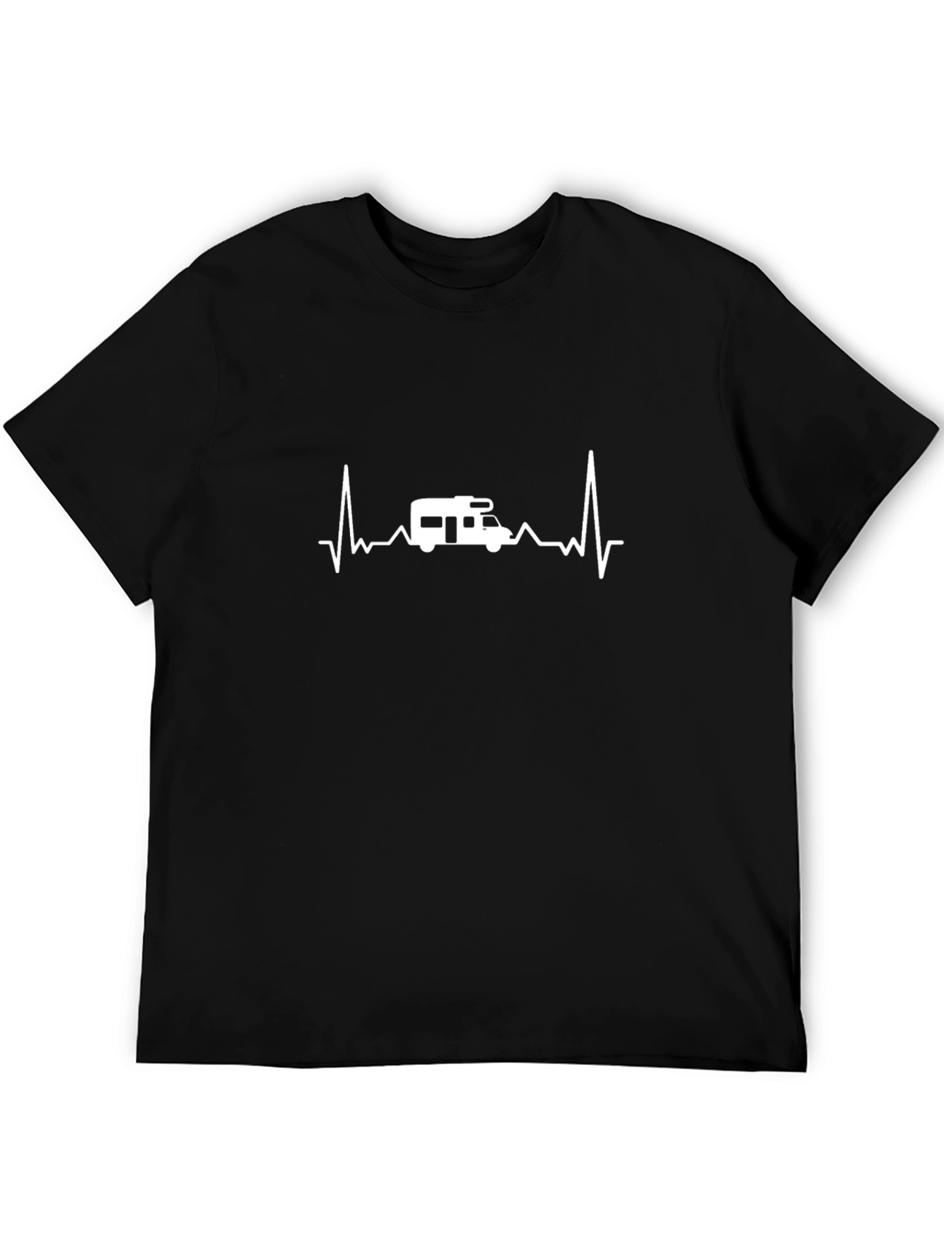 Camper Heartbeat T-Shirt - Travel Lover Tee
