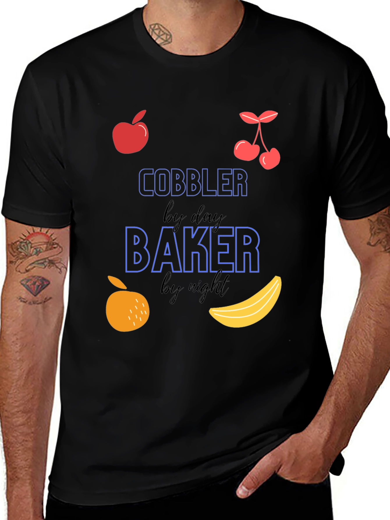 Cobbler by Day Baker by Night Graphic T-Shirt