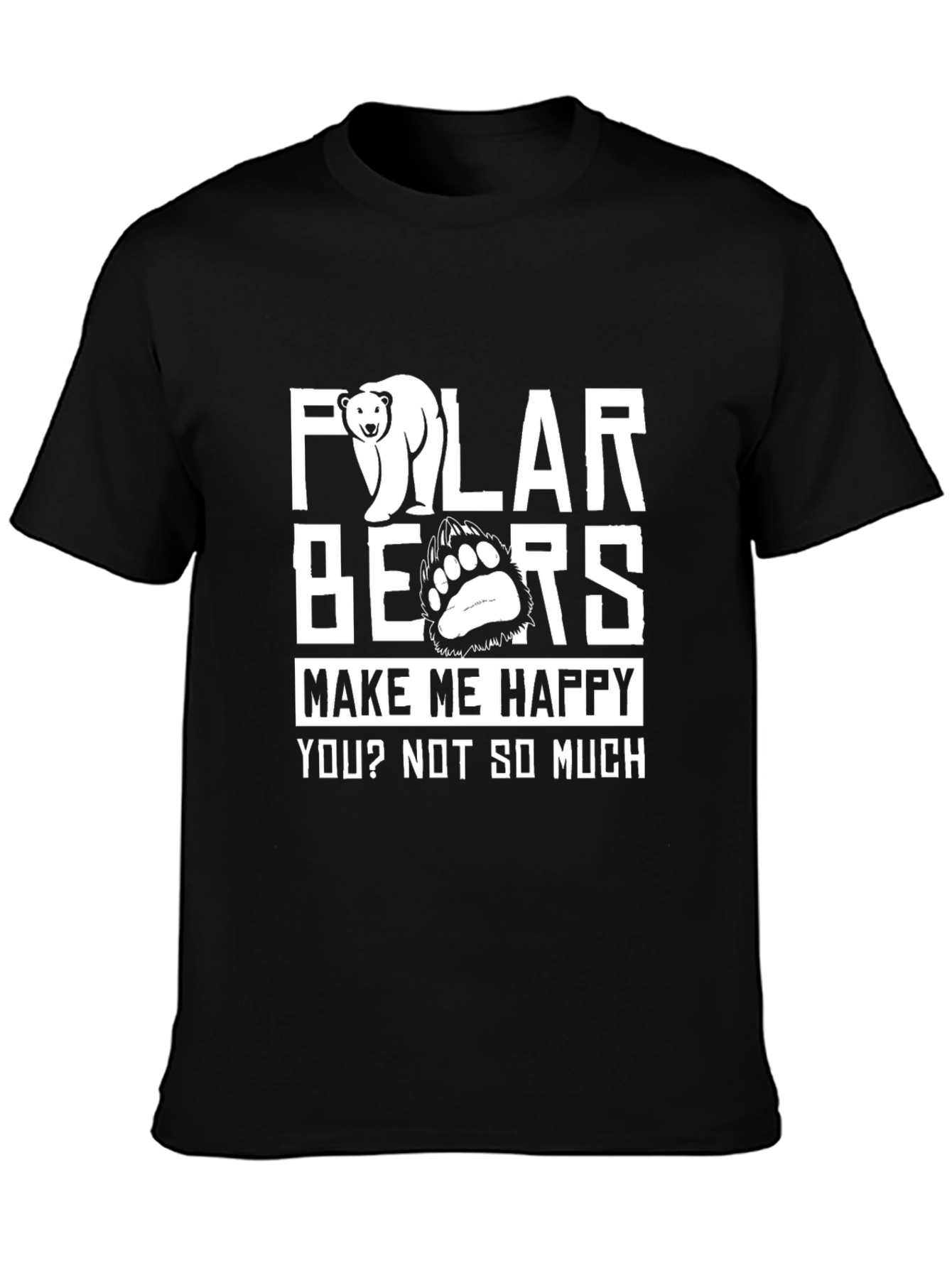 Polar Bears Funny Graphic T-Shirt - Unisex