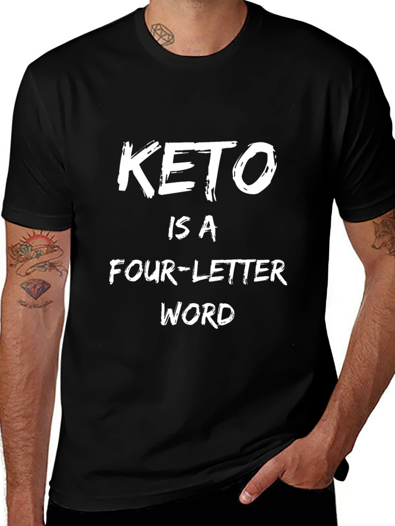 Keto Four-Letter Word Graphic Tee