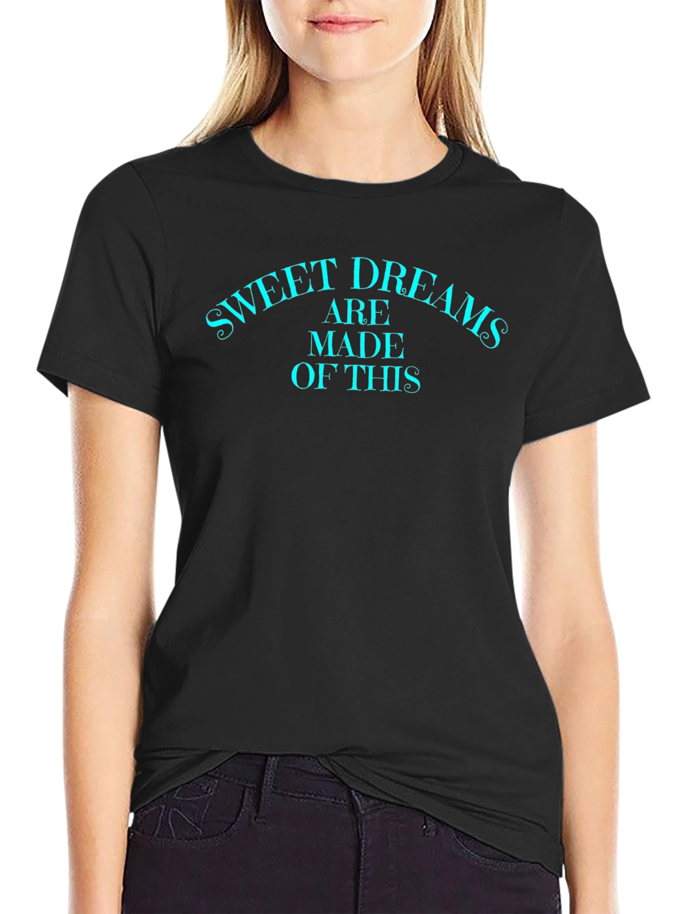Sweet Dreams Graphic Tee - Black
