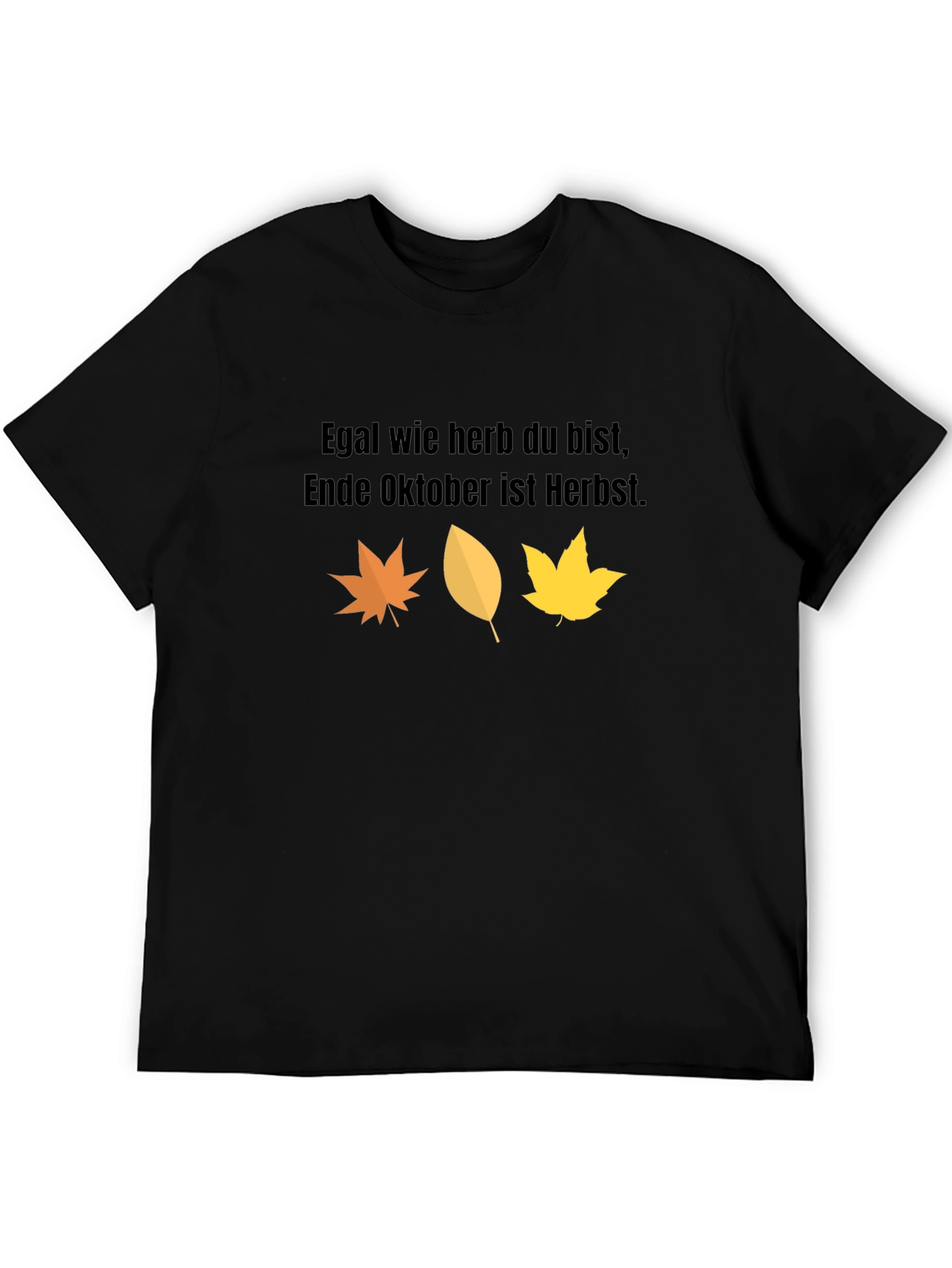 Autumn Leaf Graphic T-Shirt - End of October