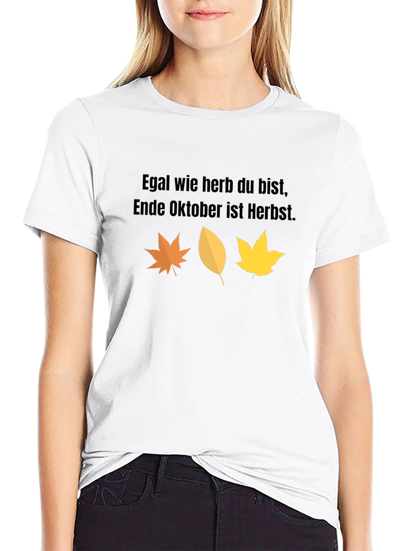 Autumn Leaf Graphic T-Shirt - End of October