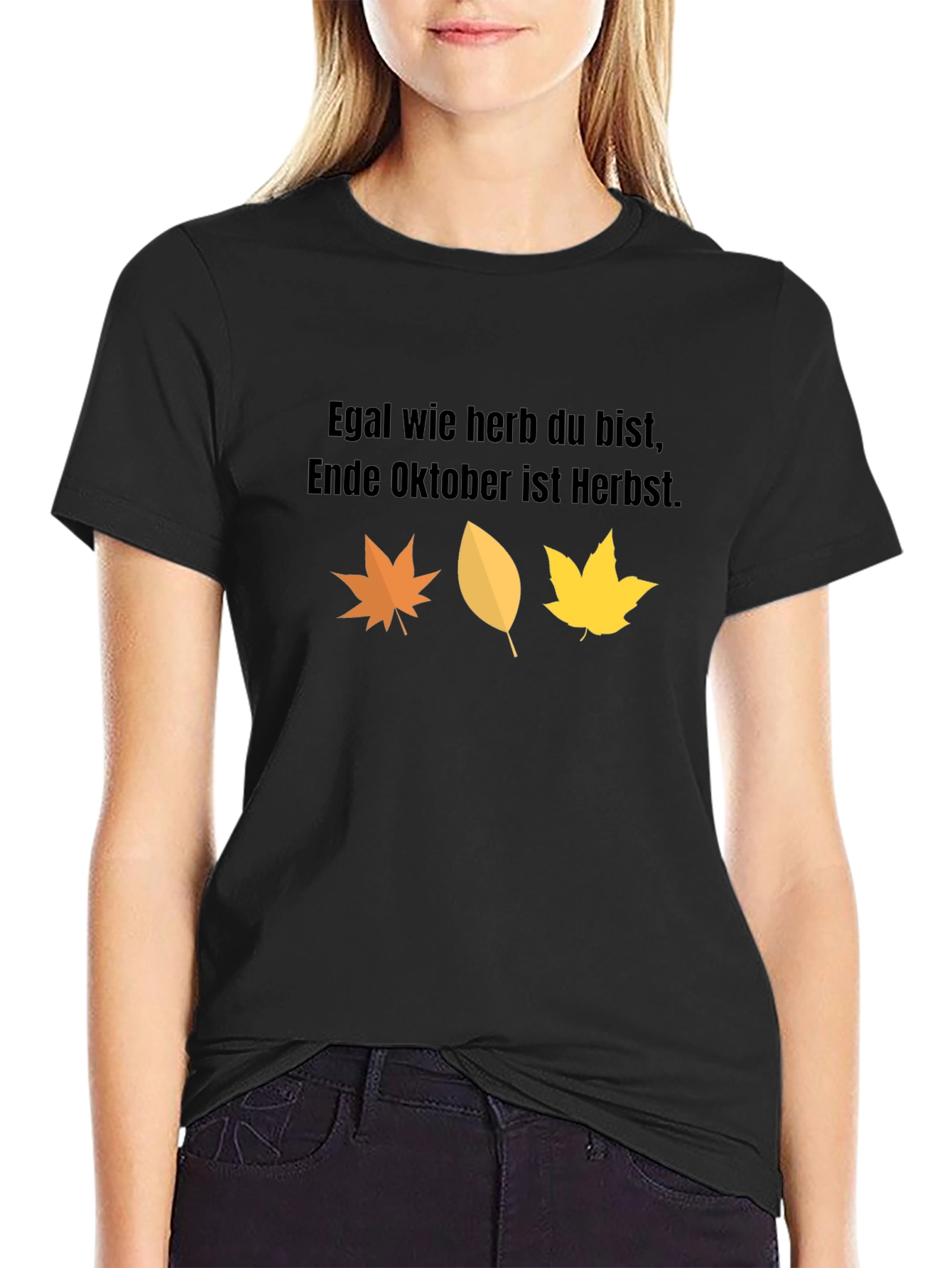 Autumn Leaf Graphic T-Shirt - End of October