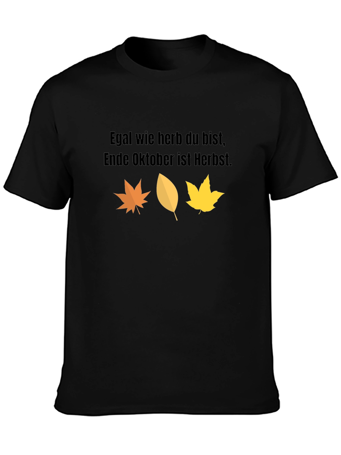 Autumn Leaf Graphic T-Shirt - End of October