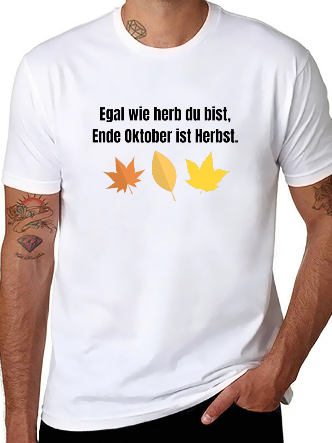 Autumn Leaf Graphic T-Shirt - End of October