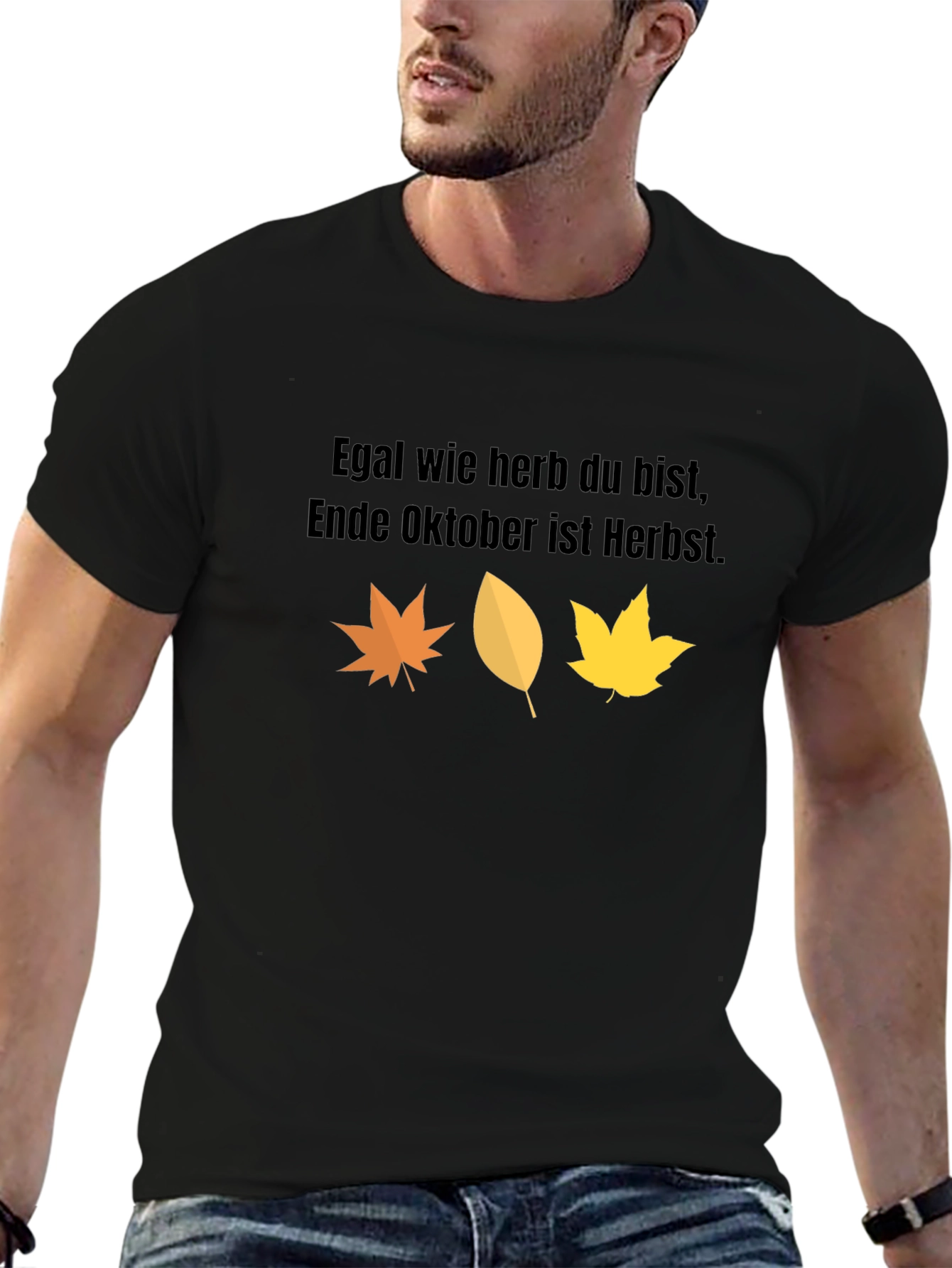 Autumn Leaf Graphic T-Shirt - End of October