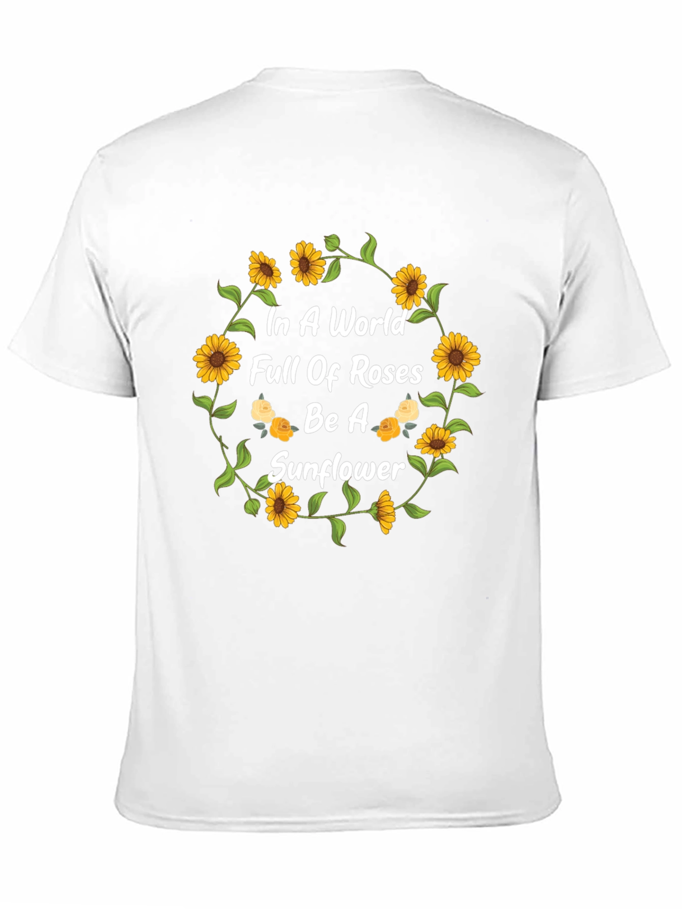 Sunflower Graphic Tee - Be a Sunflower