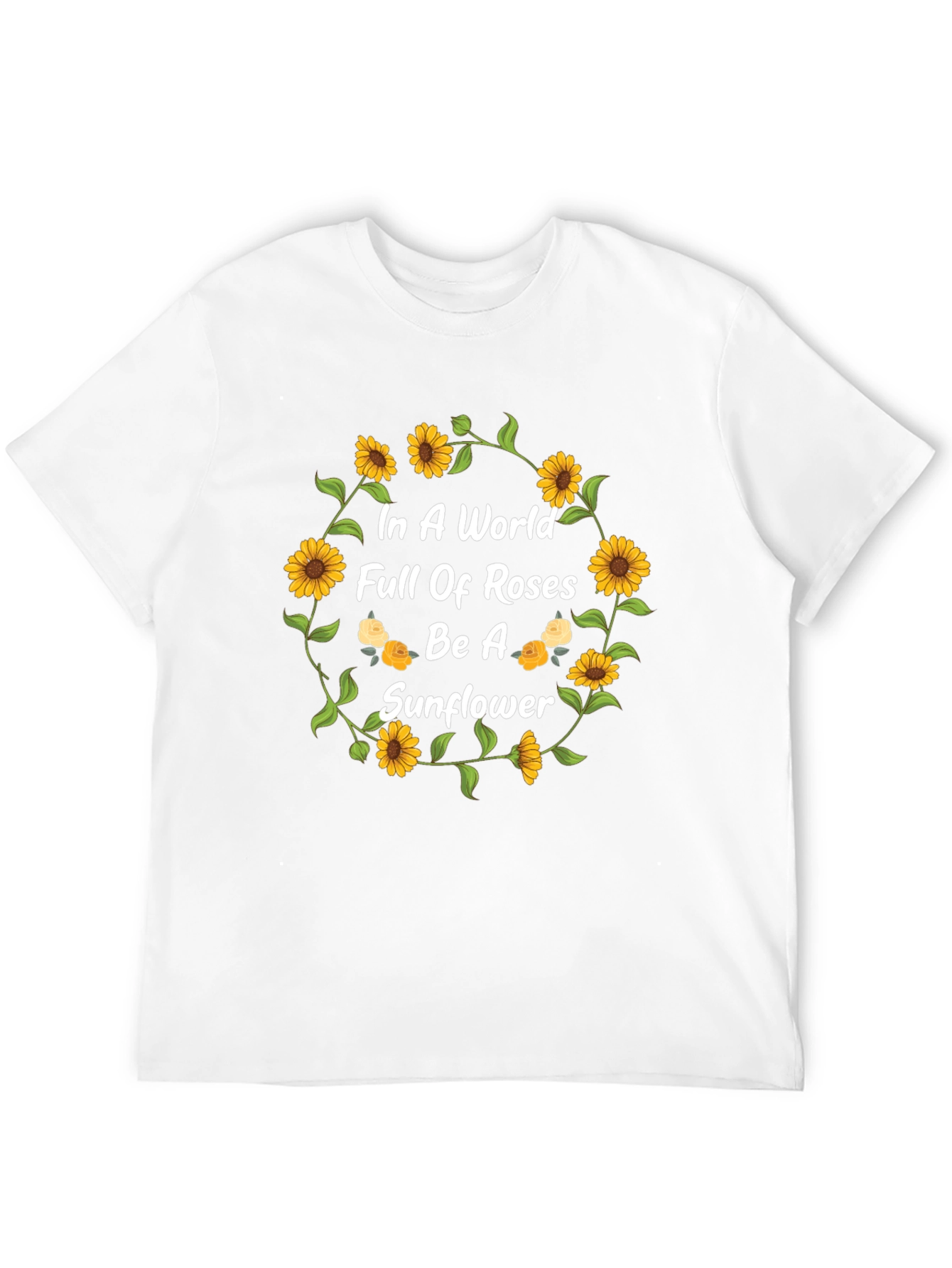 Sunflower Graphic Tee - Be a Sunflower
