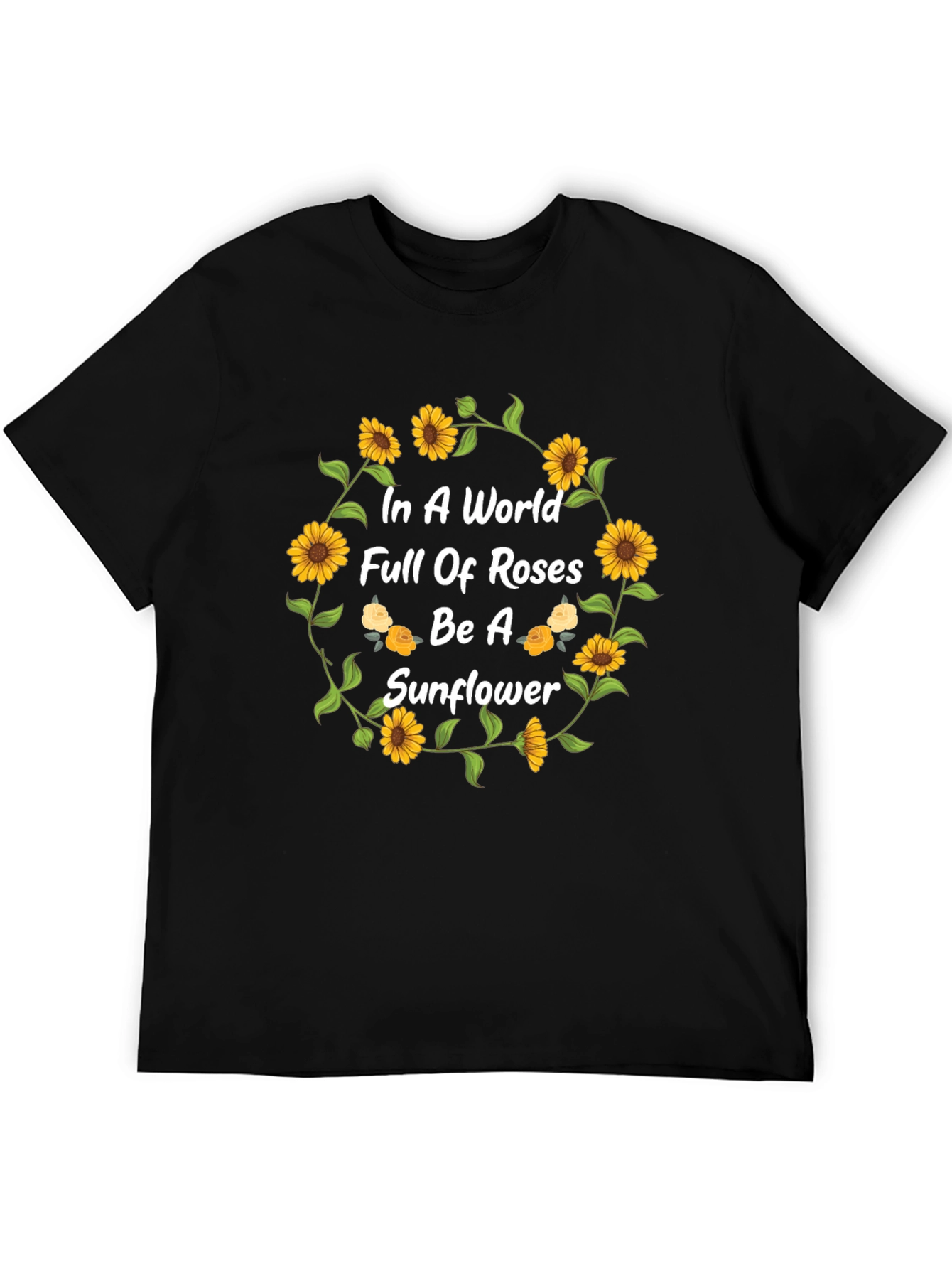 Sunflower Graphic Tee - Be a Sunflower