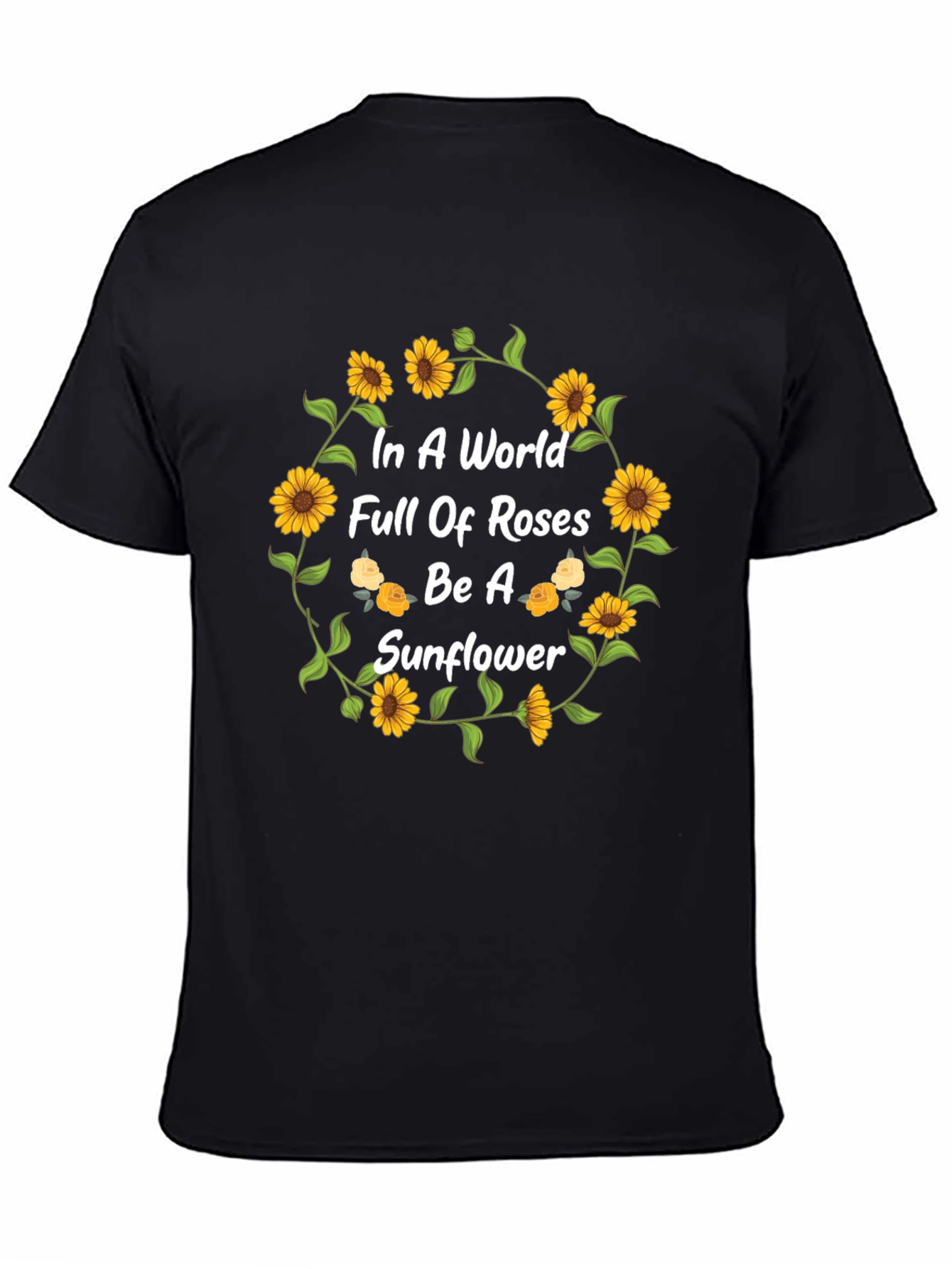 Sunflower Graphic Tee - Be a Sunflower