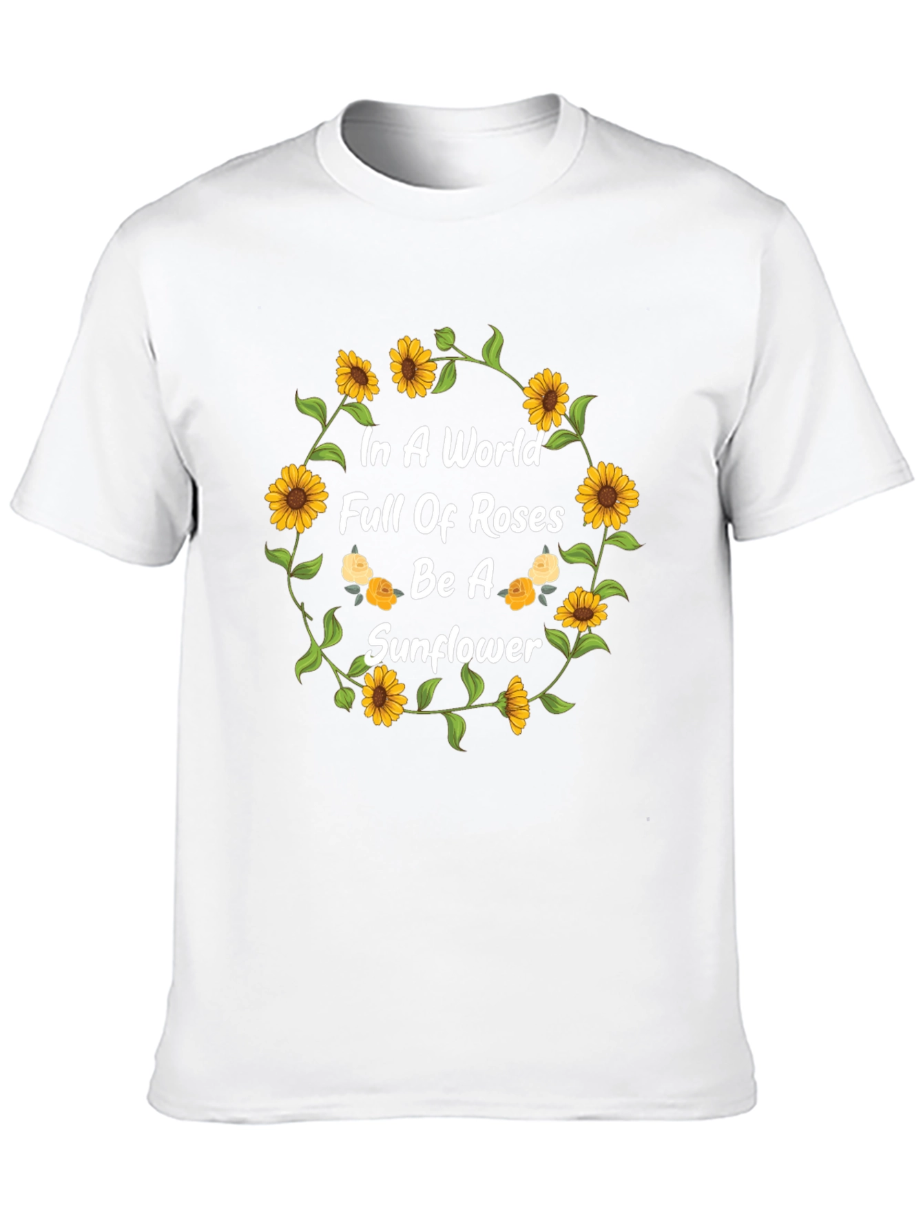 Sunflower Graphic Tee - Be a Sunflower