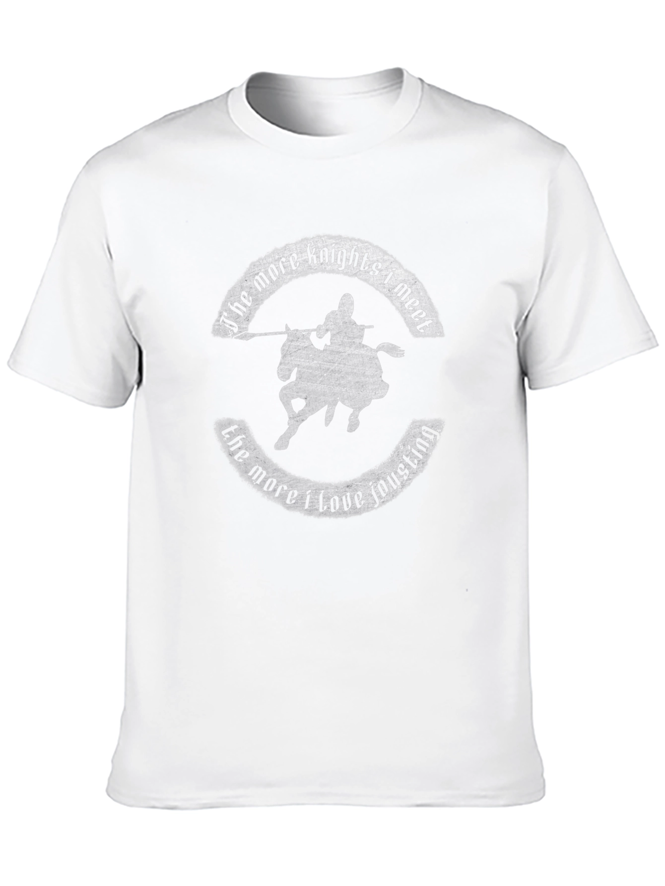 Knights and Jousting Black T-Shirt