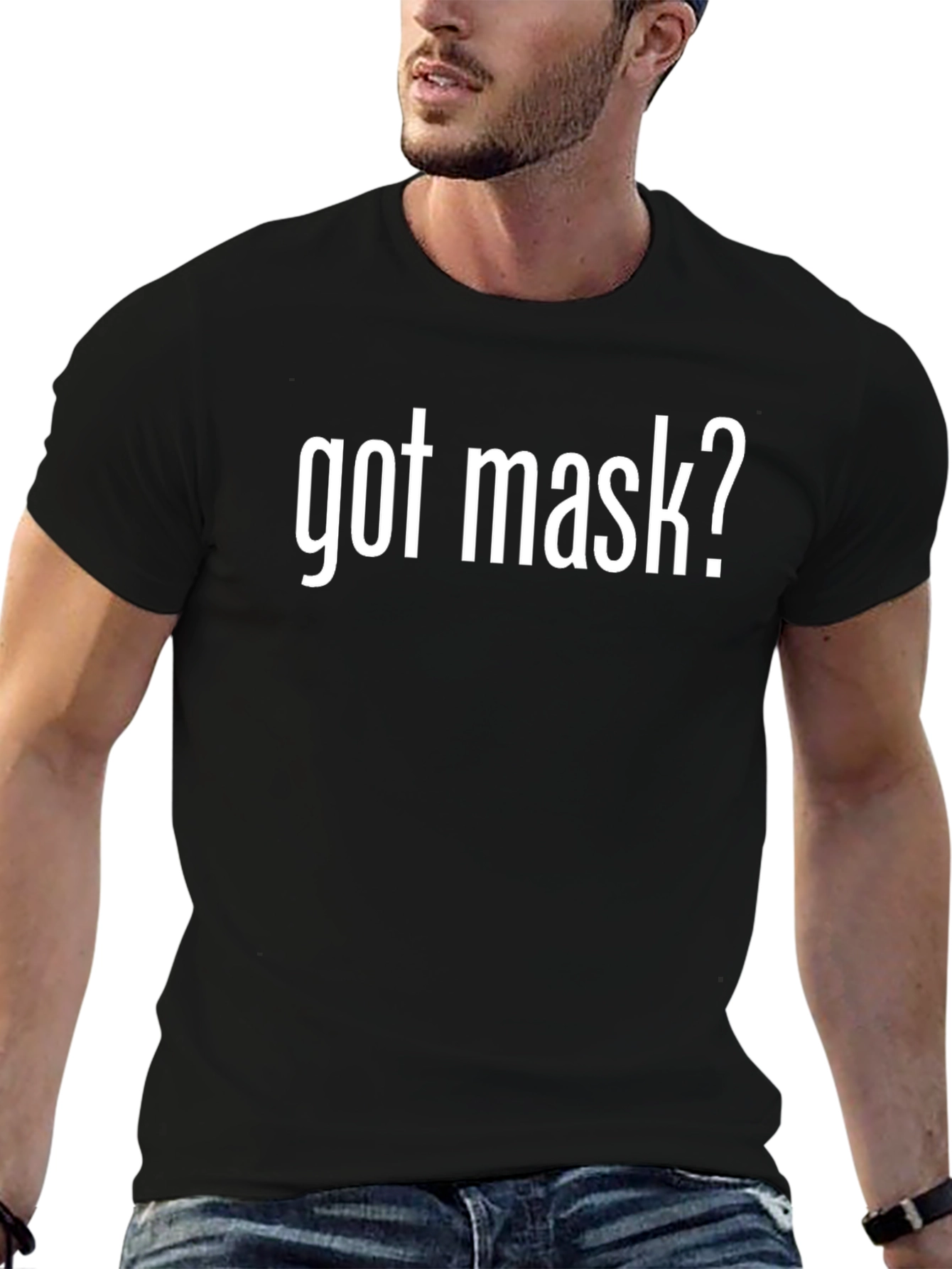Got Mask? Black Graphic Tee