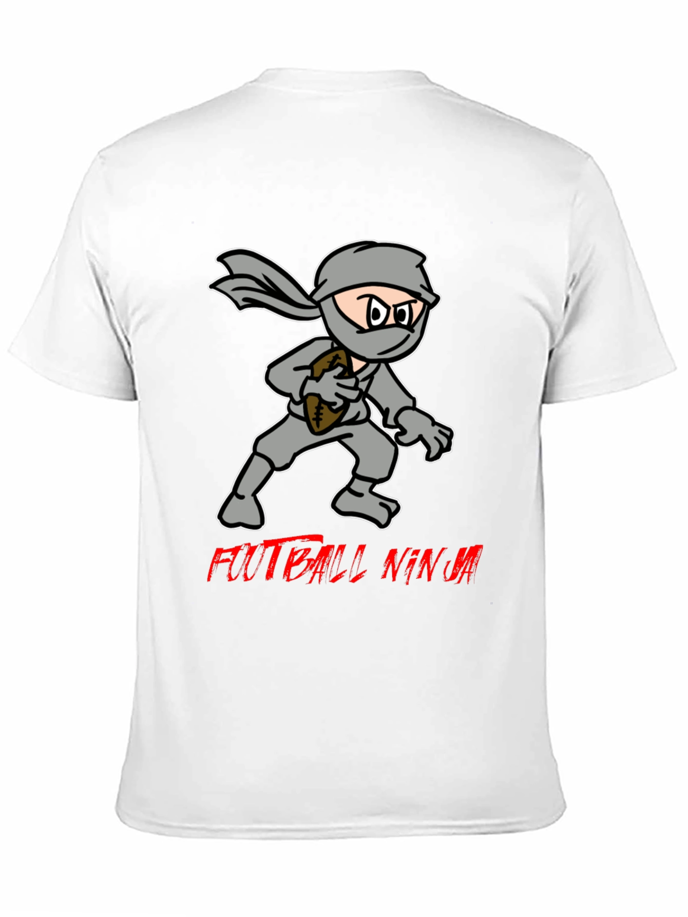 Football Ninja Black T-Shirt