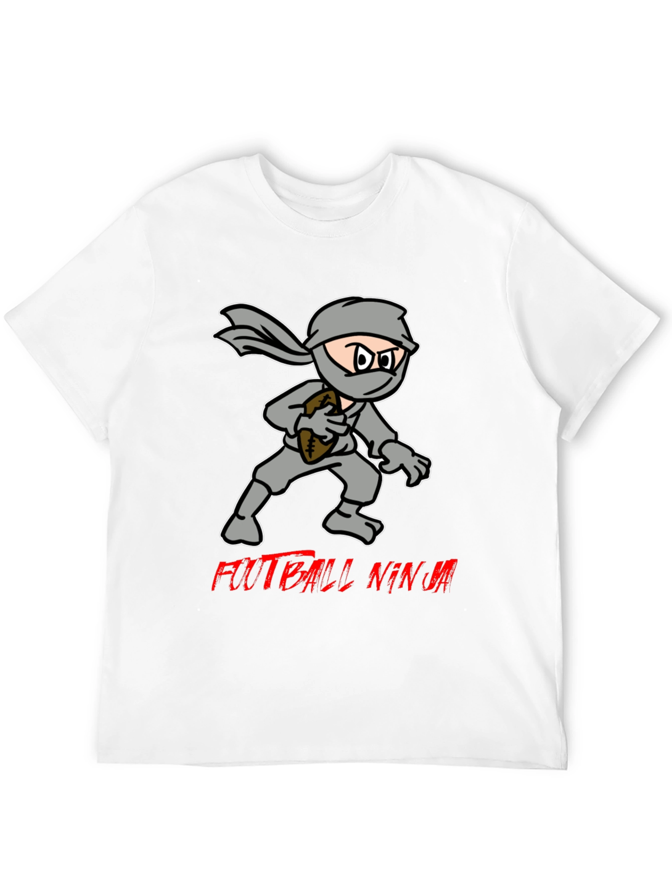 Football Ninja Black T-Shirt