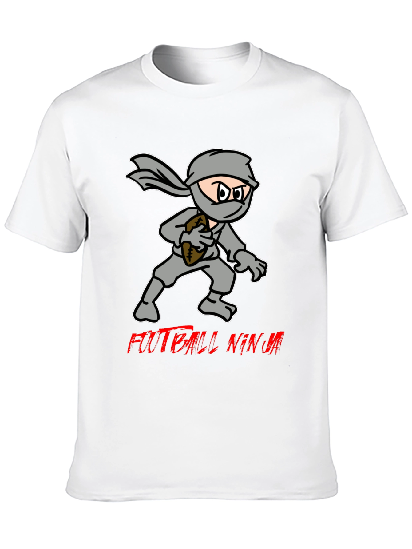 Football Ninja Black T-Shirt