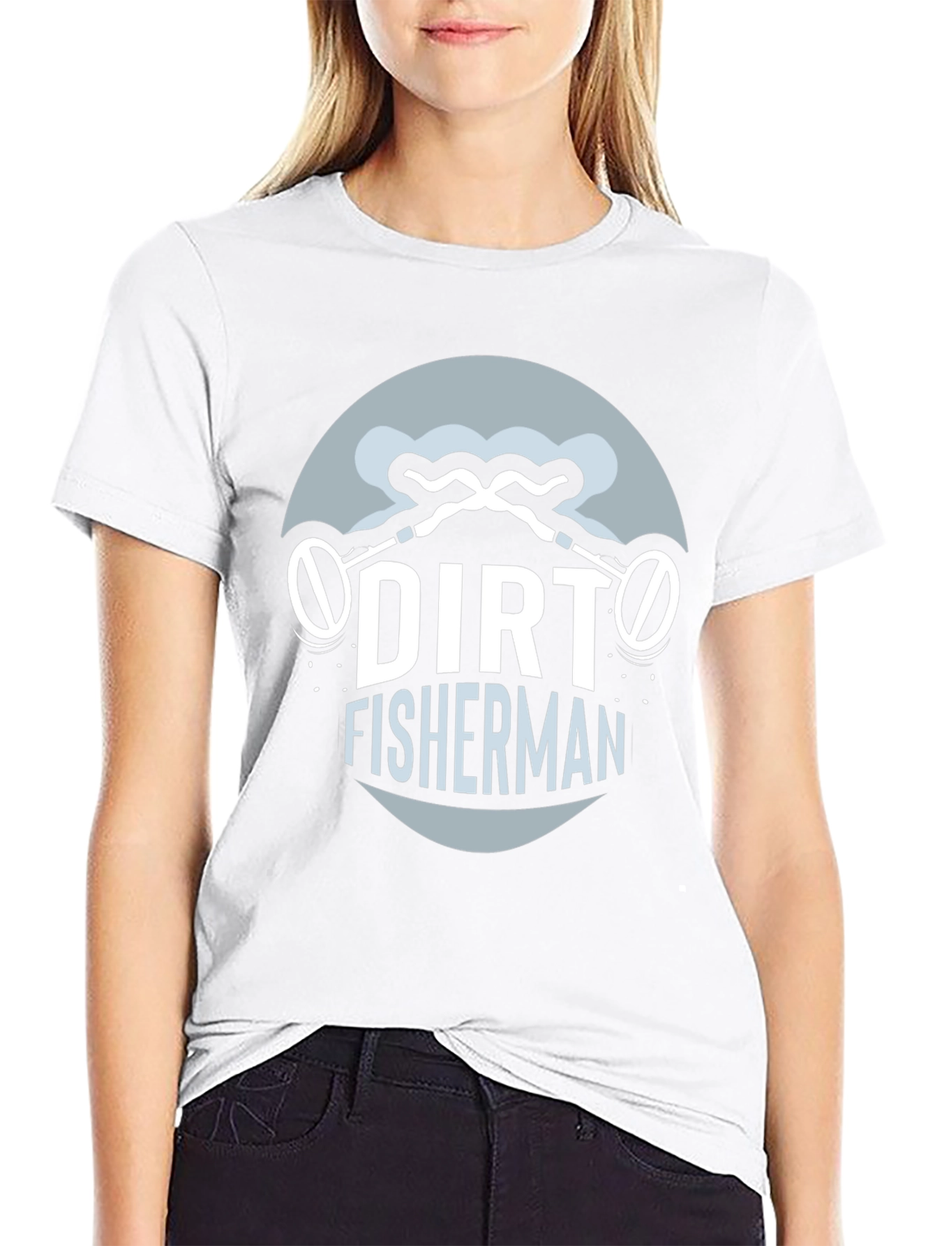 Dirt Fisherman Graphic Tee - Metal Detecting T-Shirt