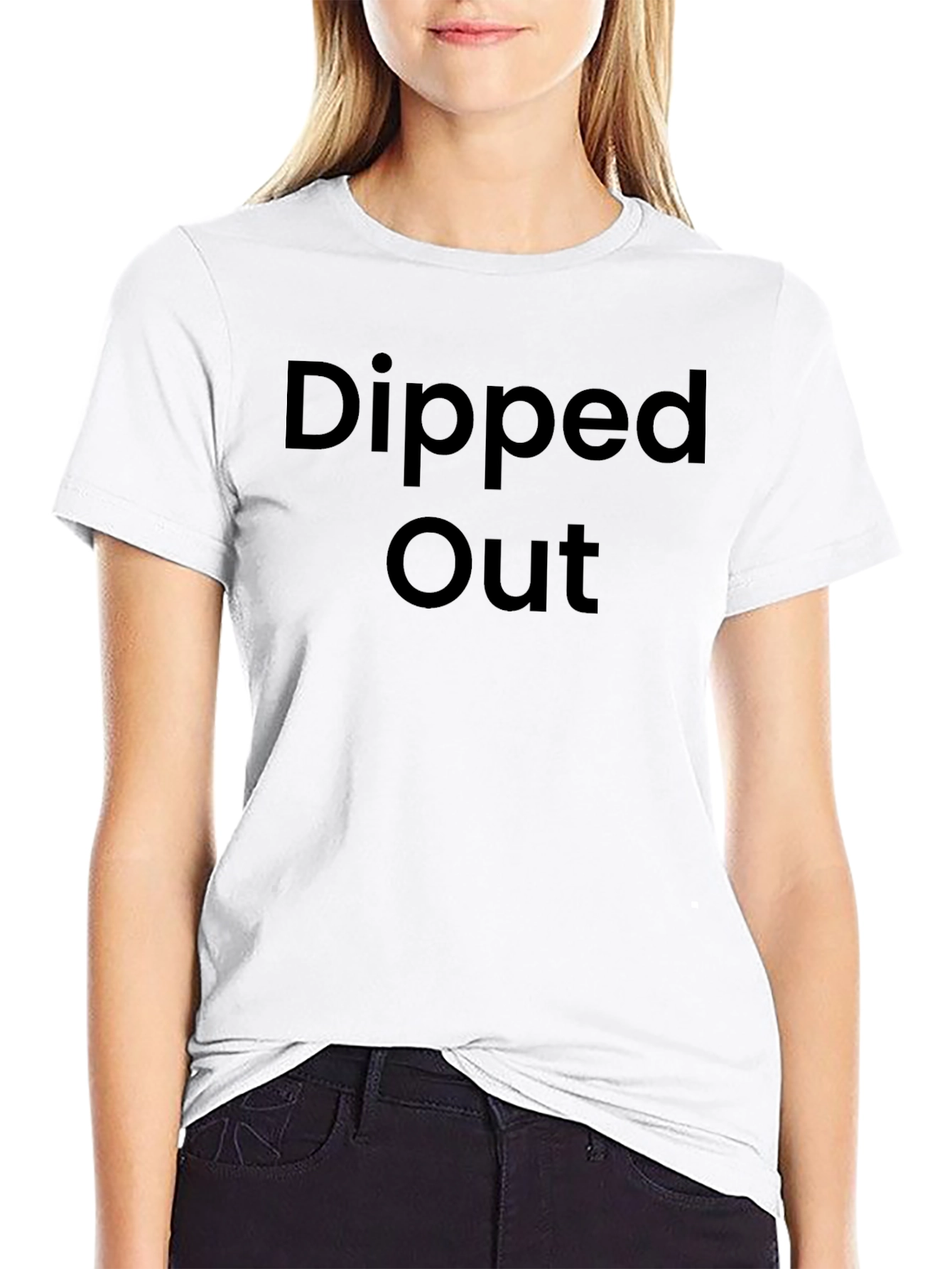 Dipped Out Black Graphic Tee - Mens Casual Shirt