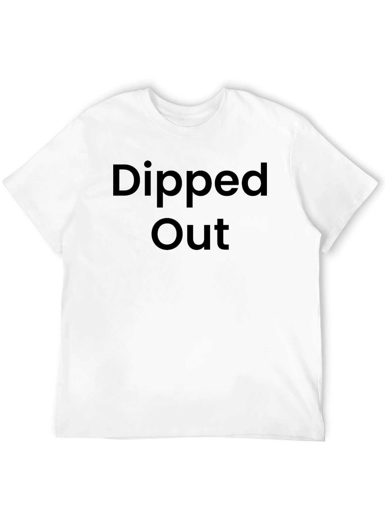 Dipped Out Black Graphic Tee - Mens Casual Shirt