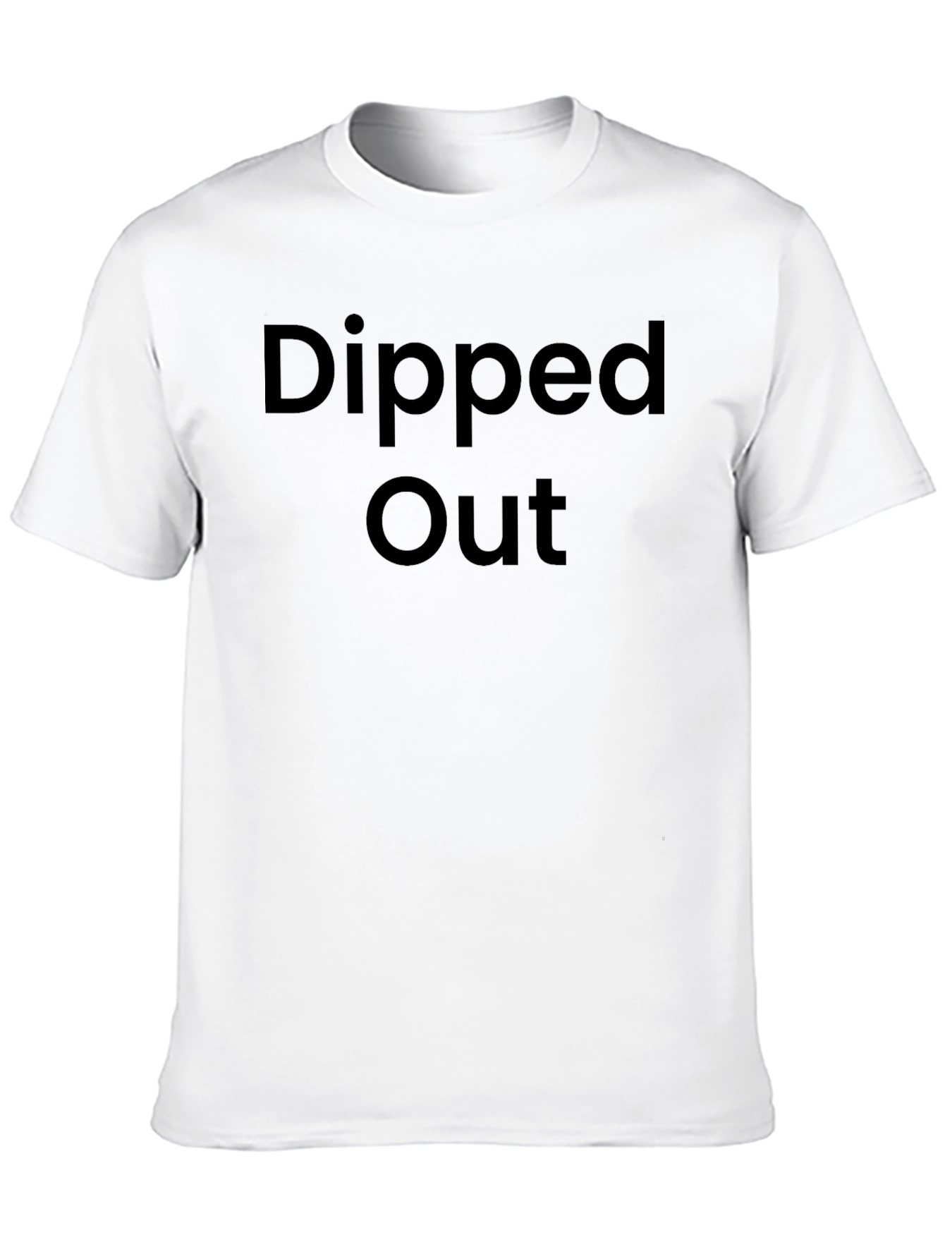 Dipped Out Black Graphic Tee - Mens Casual Shirt