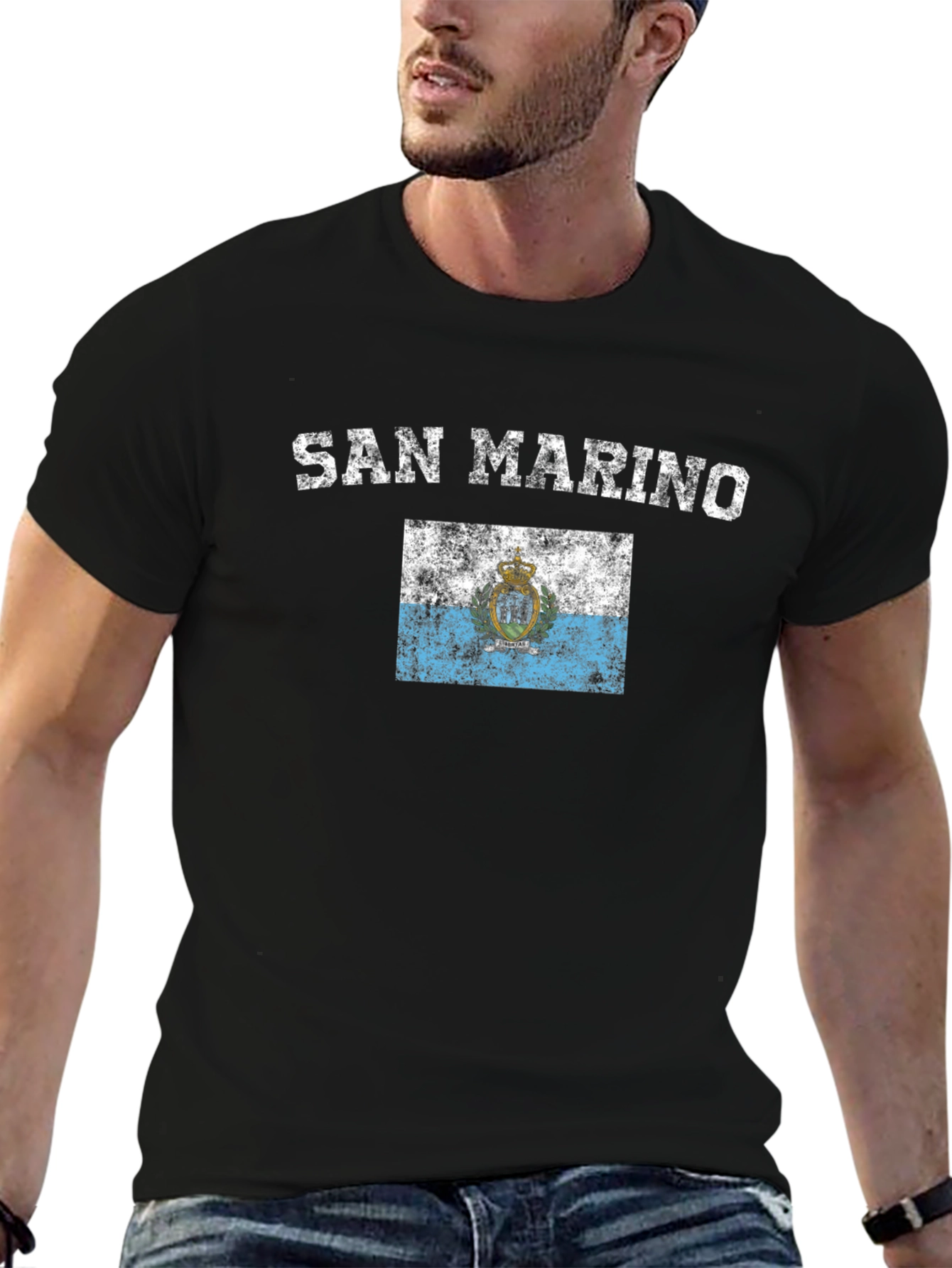 San Marino Flag T-Shirt