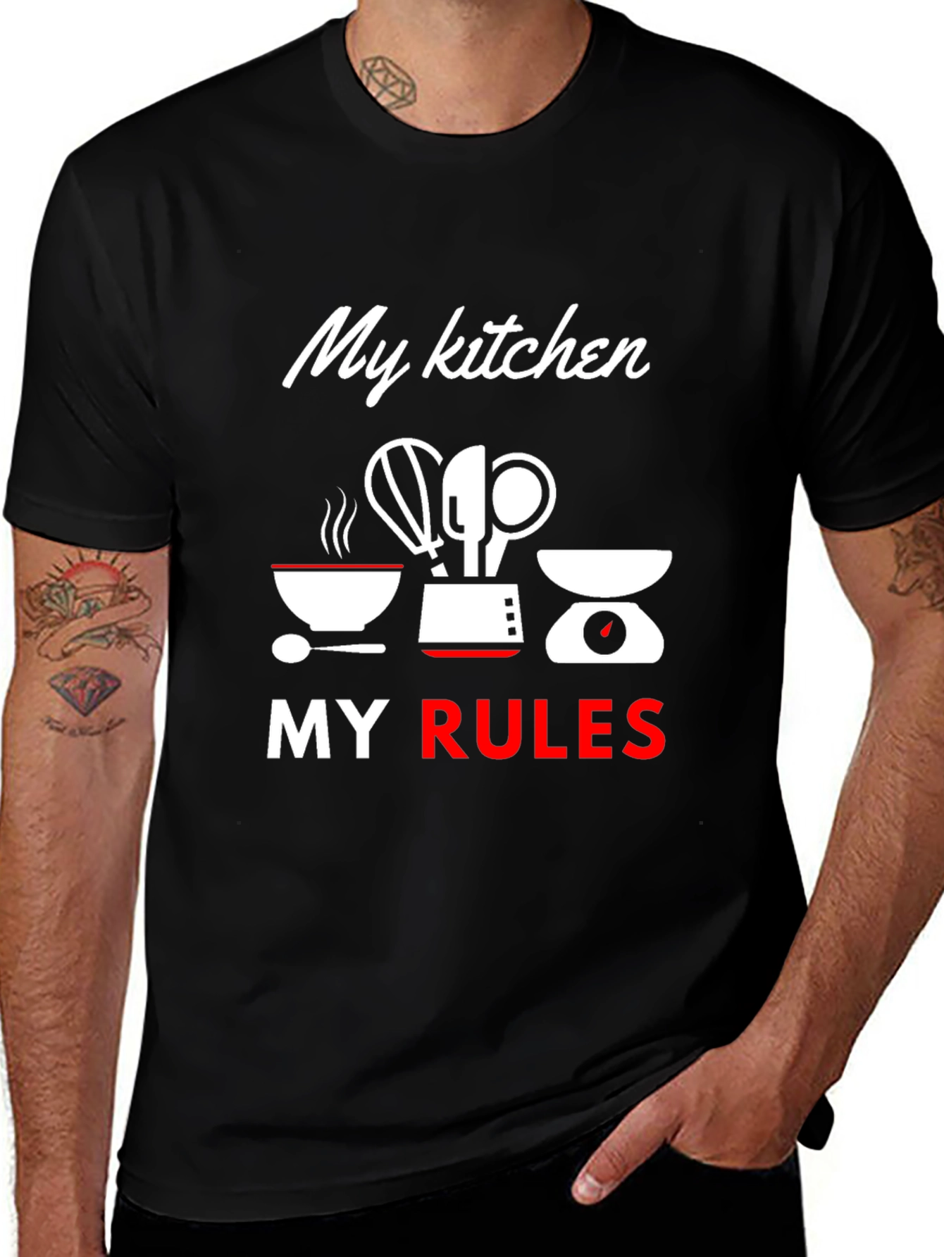 My Kitchen My Rules T-Shirt - Chef Gift