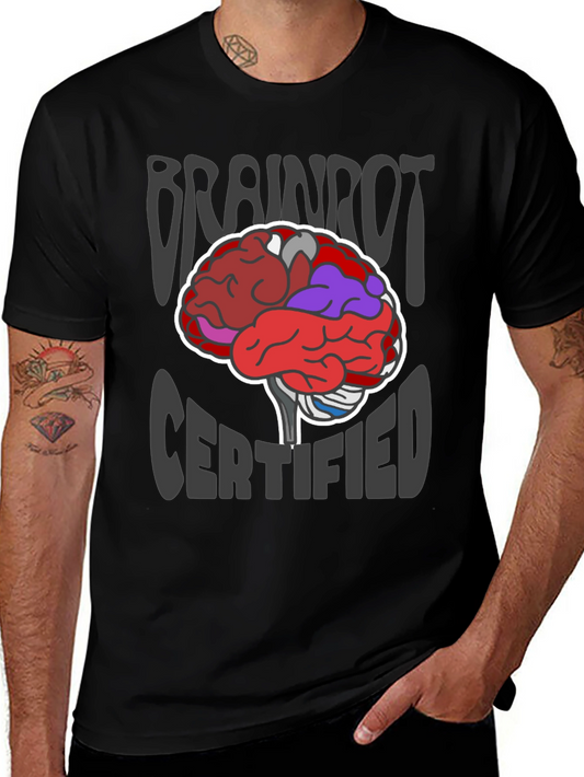 Brainrot Certified Graphic T-Shirt