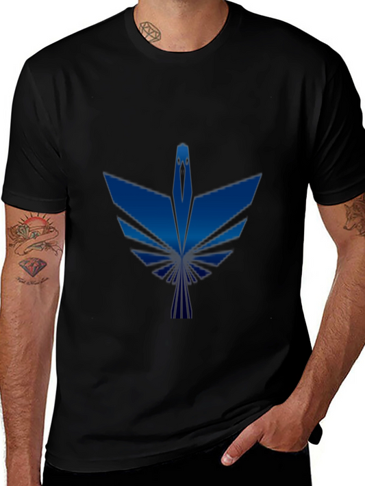 Blue Phoenix Graphic T-Shirt