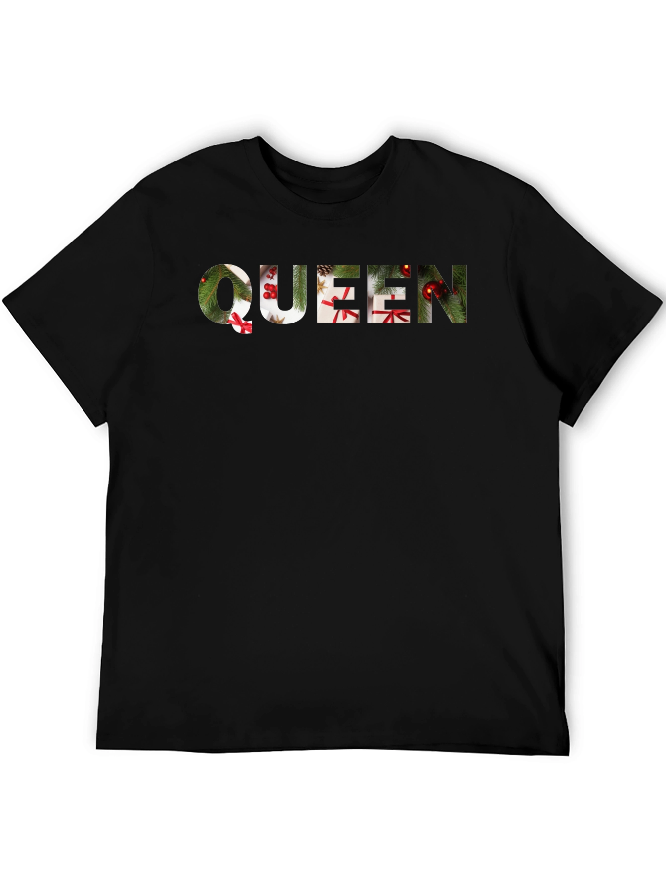 Festive QUEEN Graphic T-Shirt - Holiday Style