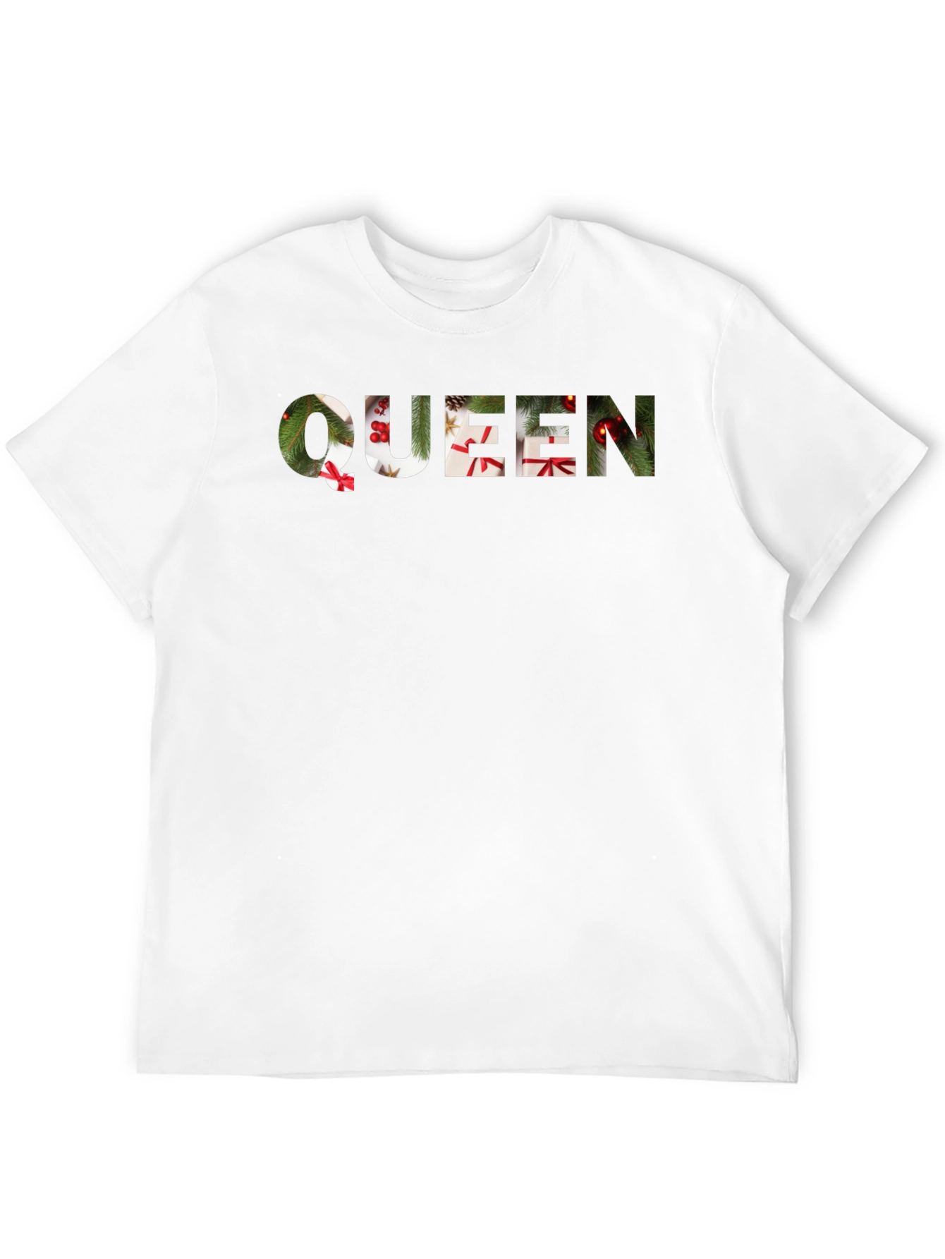 Festive QUEEN Graphic T-Shirt - Holiday Style
