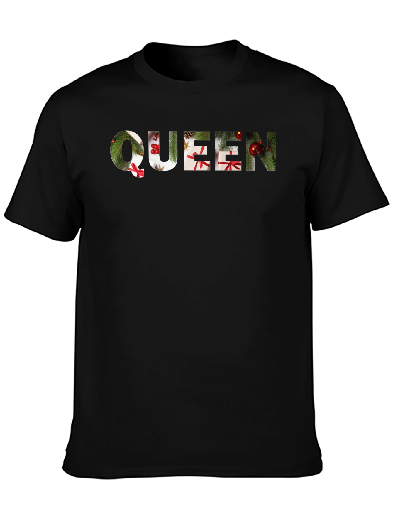 Festive QUEEN Graphic T-Shirt - Holiday Style