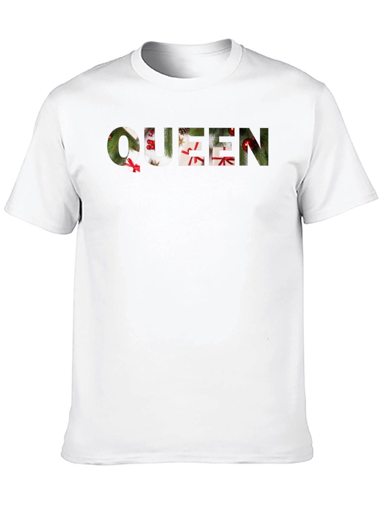 Festive QUEEN Graphic T-Shirt - Holiday Style
