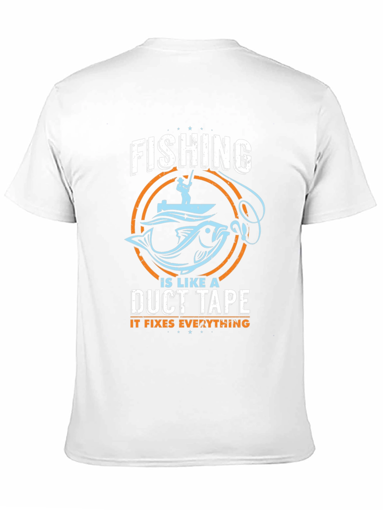 Fishing Duct Tape Fixes Everything Tee