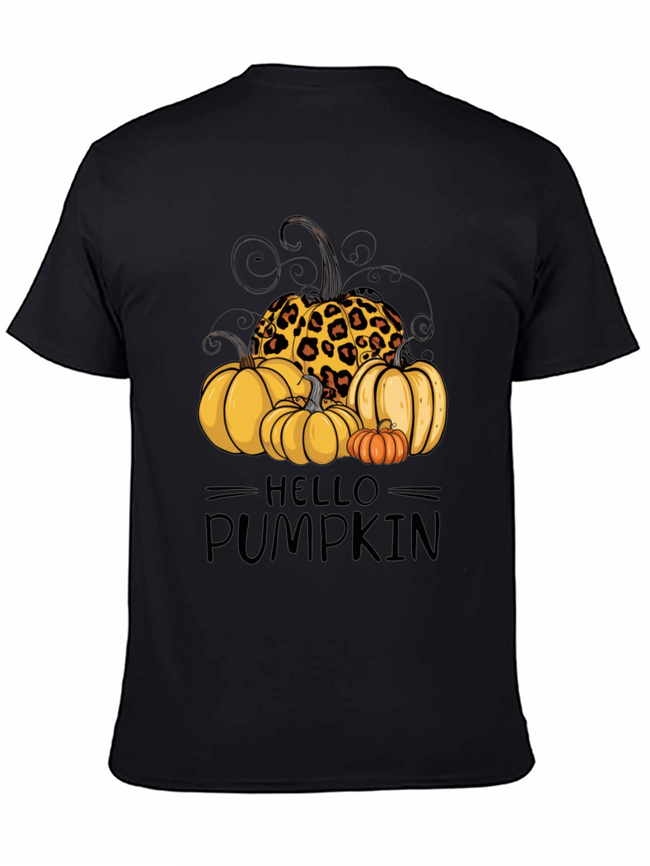 Hello Pumpkin Leopard Print T-Shirt
