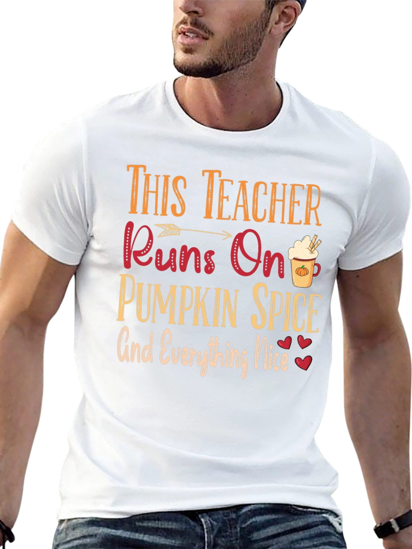 Teacher Pumpkin Spice T-Shirt Fall Season