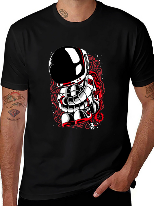 Astronaut Graphic Tee - Unique Spaceman Design