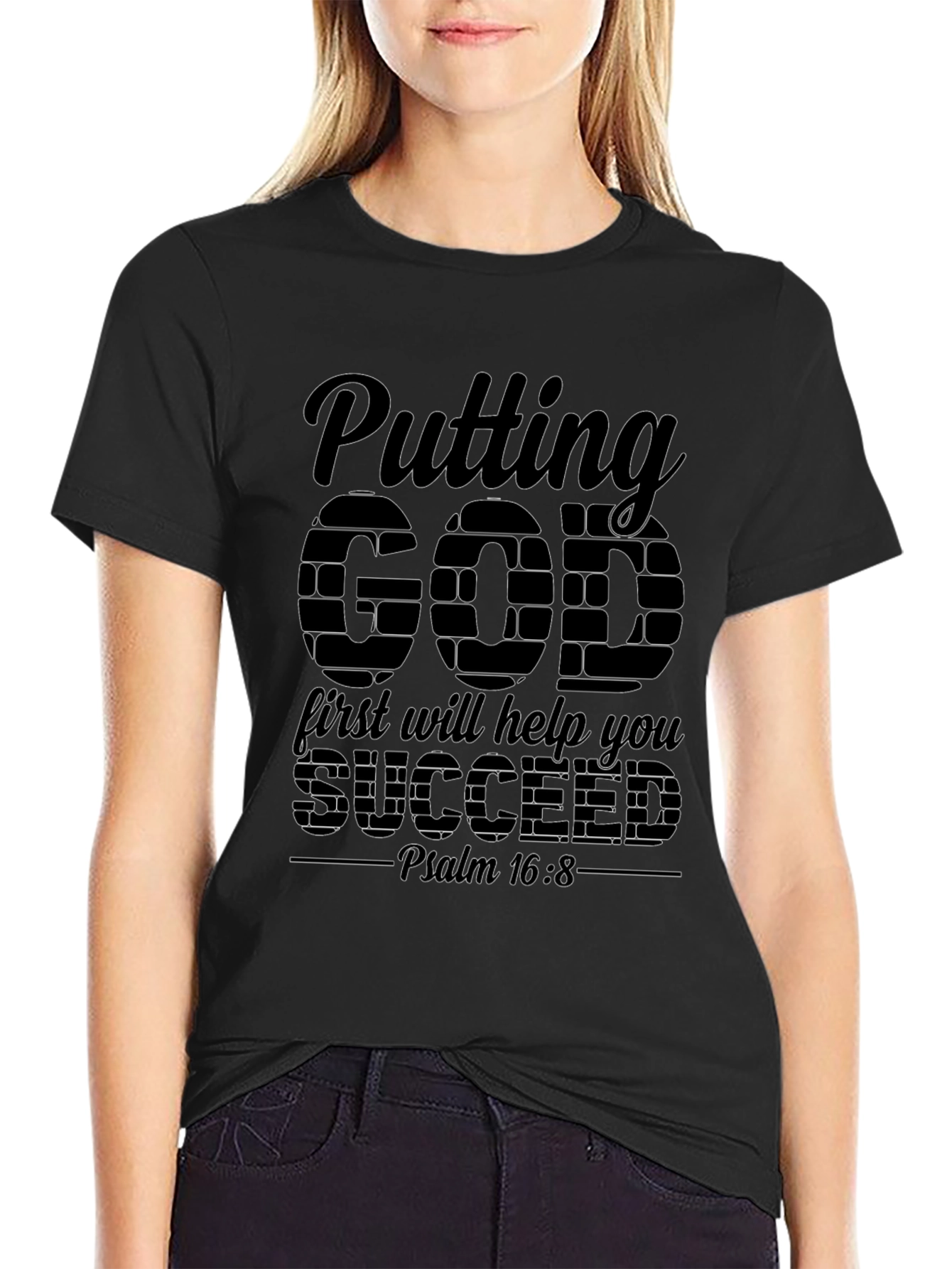 Putting God First T-Shirt - Christian Apparel