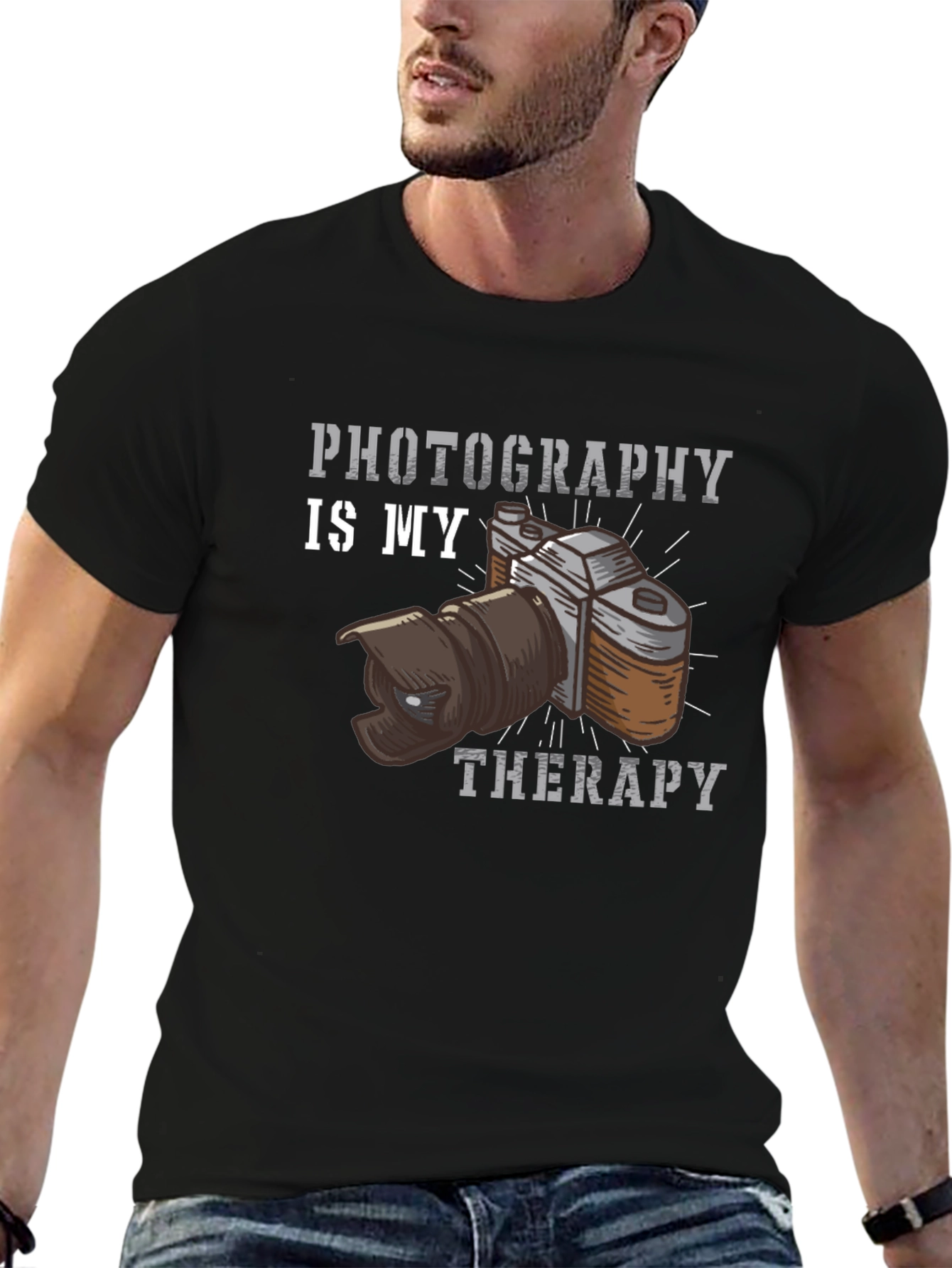 Photography is My Therapy T-Shirt