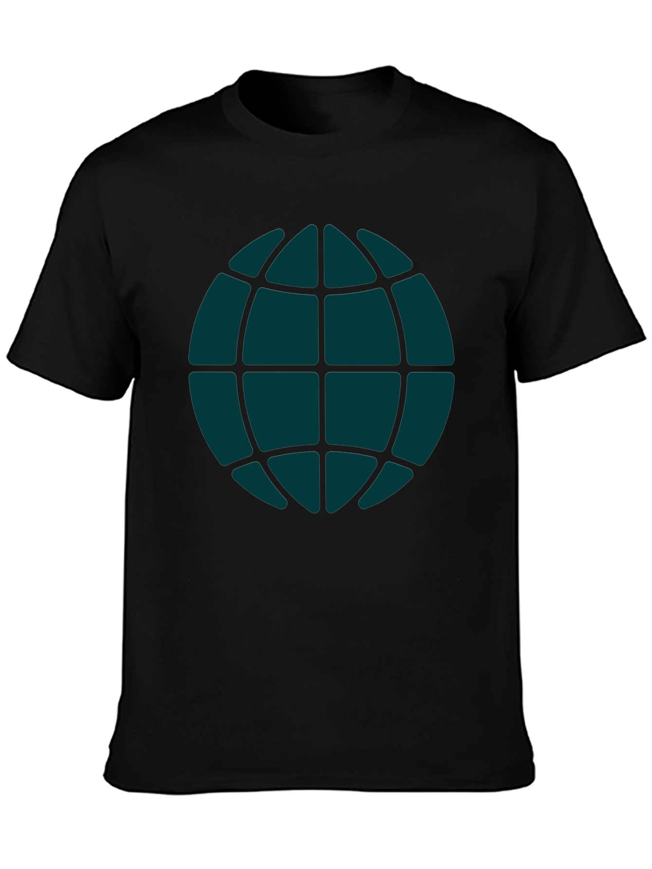 Globe Graphic Tee - Casual Black T-Shirt