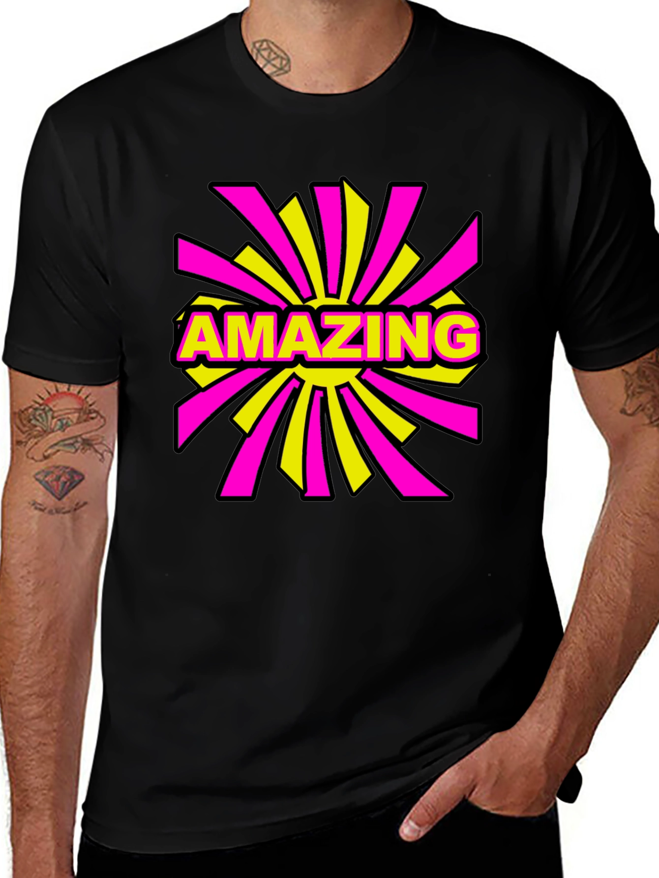 Amazing Graphic Print T-Shirt - Fun Trendy Tee