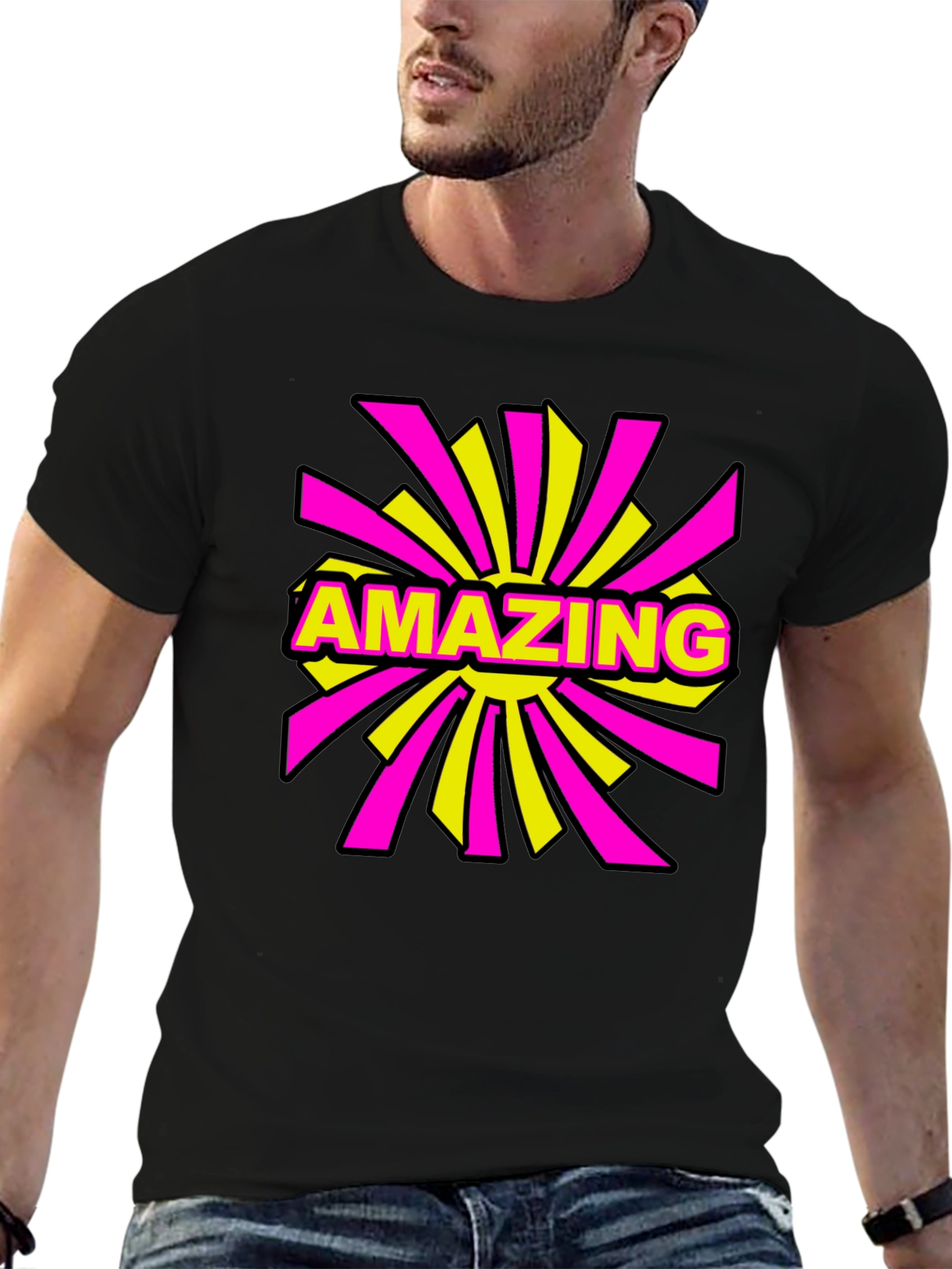 Amazing Graphic Print T-Shirt - Fun Trendy Tee