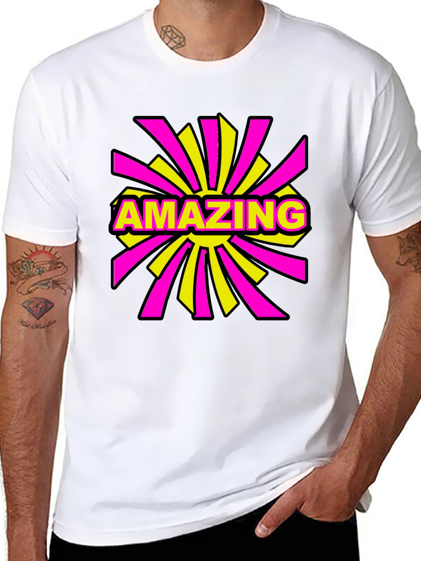 Amazing Graphic Print T-Shirt - Fun Trendy Tee