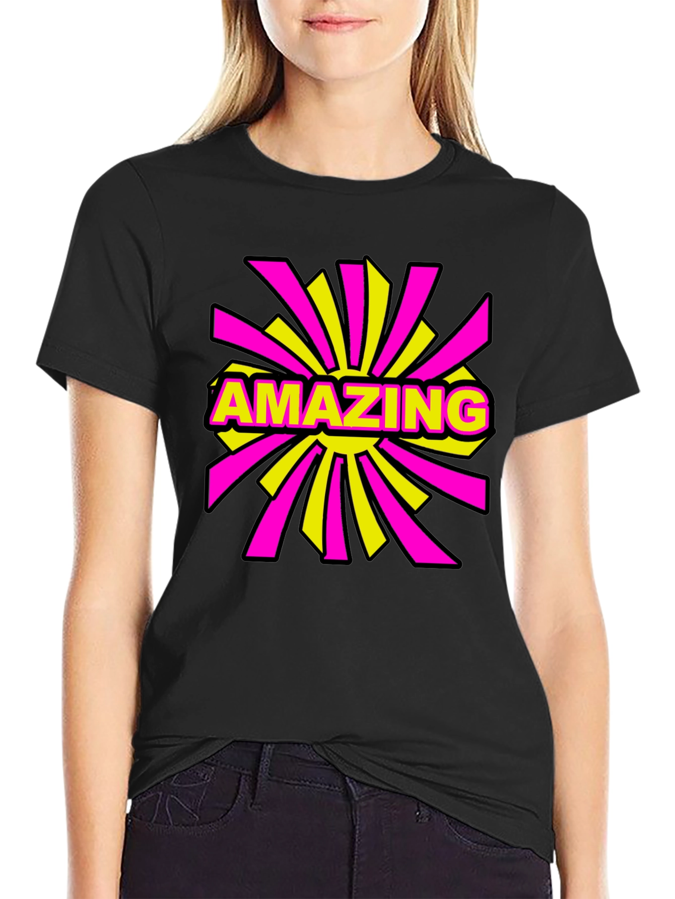 Amazing Graphic Print T-Shirt - Fun Trendy Tee