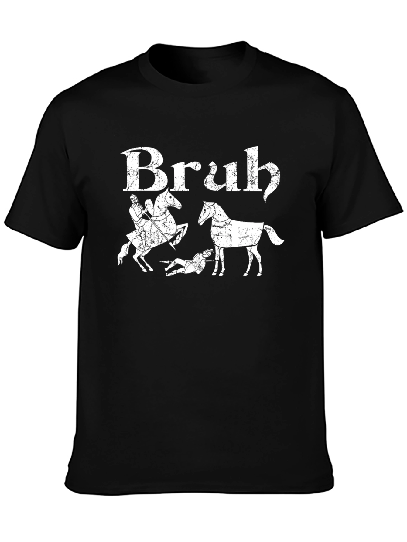 Bruh Medieval Horse Joust T-Shirt